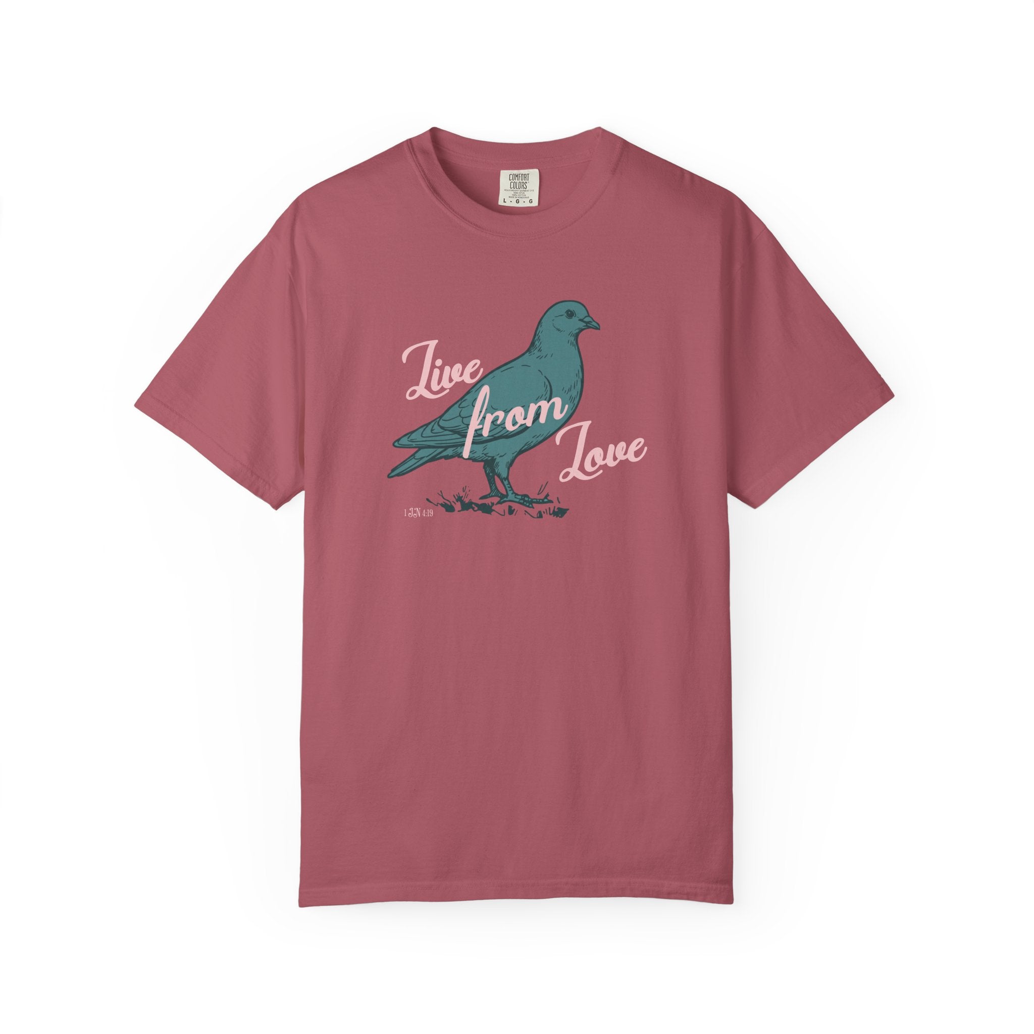 Live From Love - Dove Graphic Tee (Blue)