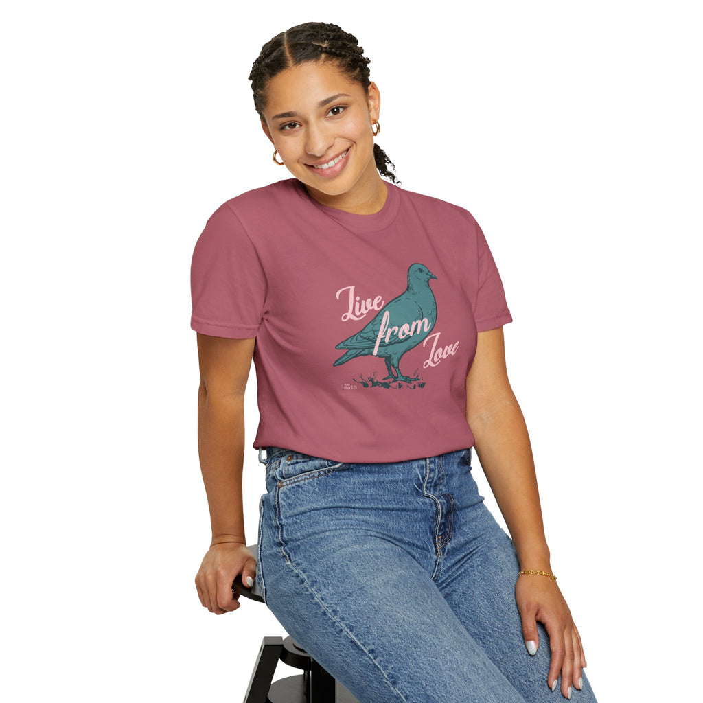 Live From Love - Dove Graphic Tee (Blue)