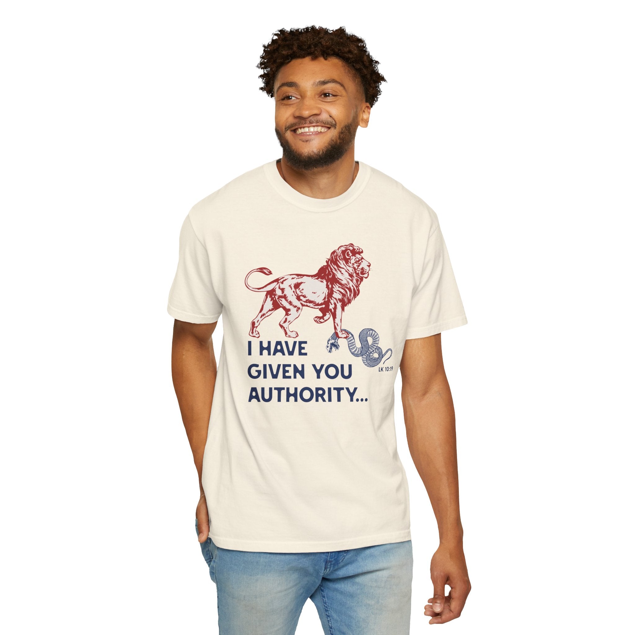 I Have Given You Authority - Lion & Snake T-Shirt