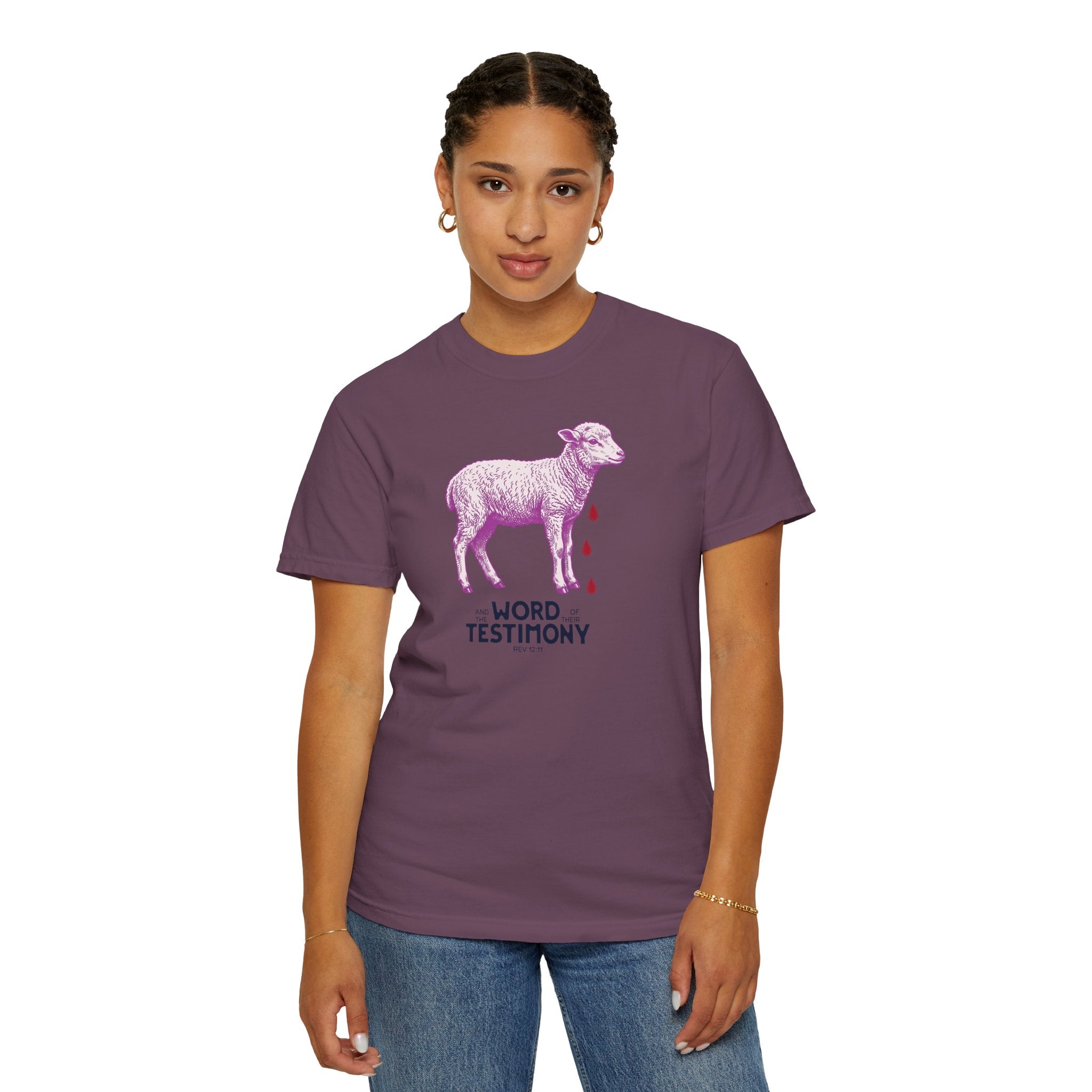 Lamb of God with Word of their Testimony - Lamb T-Shirt