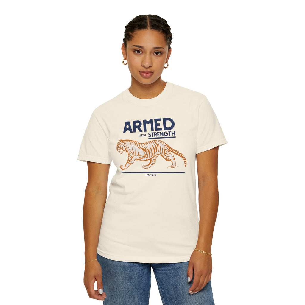Armed with Strength - Tiger T-Shirt