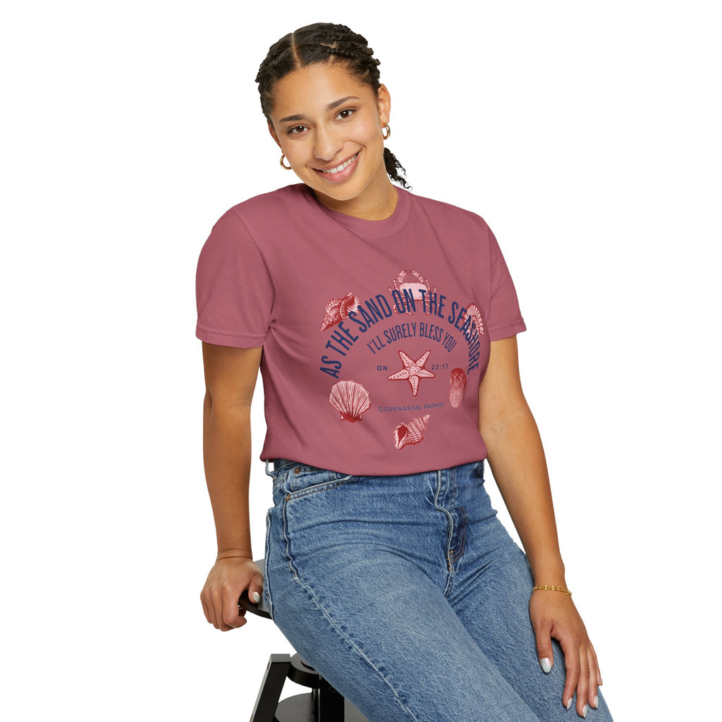 As the Sand on the Seashore - Sea Shells Graphic Tee