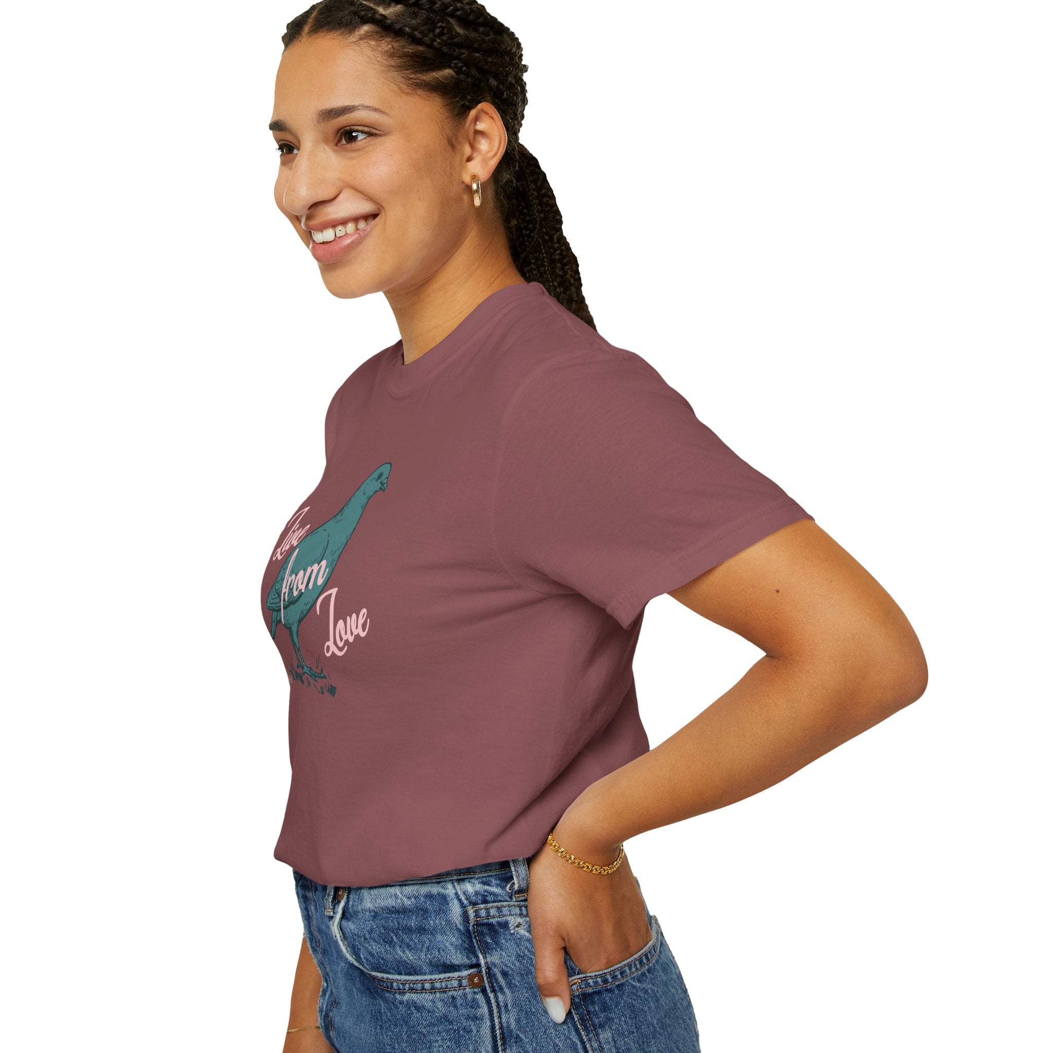 Live From Love - Dove Graphic Tee (Blue)