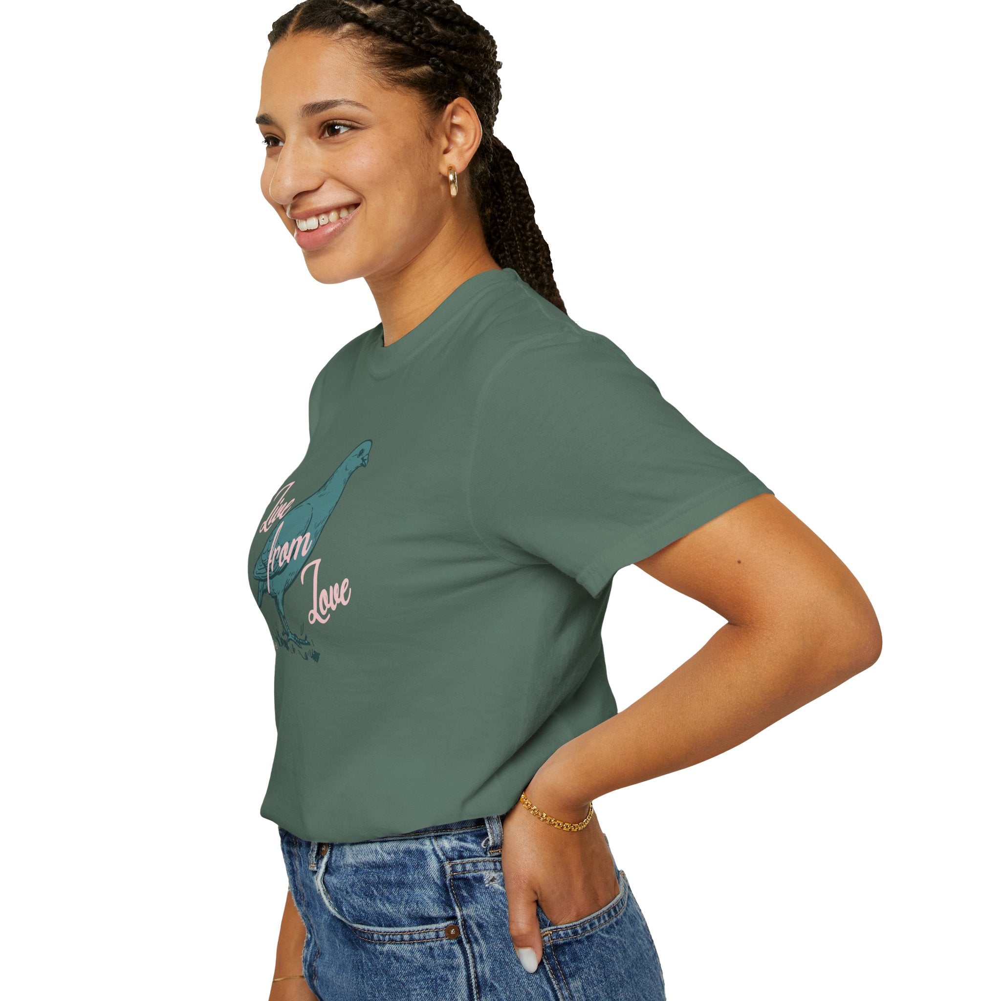 Live From Love - Dove Graphic Tee (Blue)