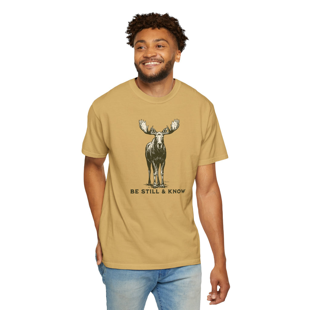 Be Still & Know Moose Graphic T-Shirt