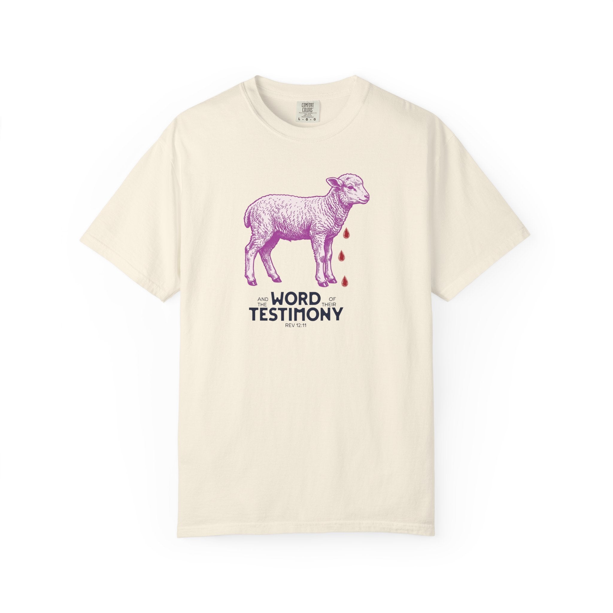 Lamb of God with Word of their Testimony - Lamb T-Shirt