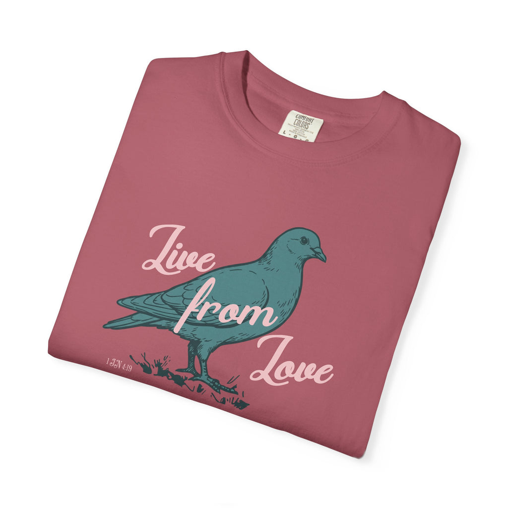 Live From Love - Dove Graphic Tee (Blue)
