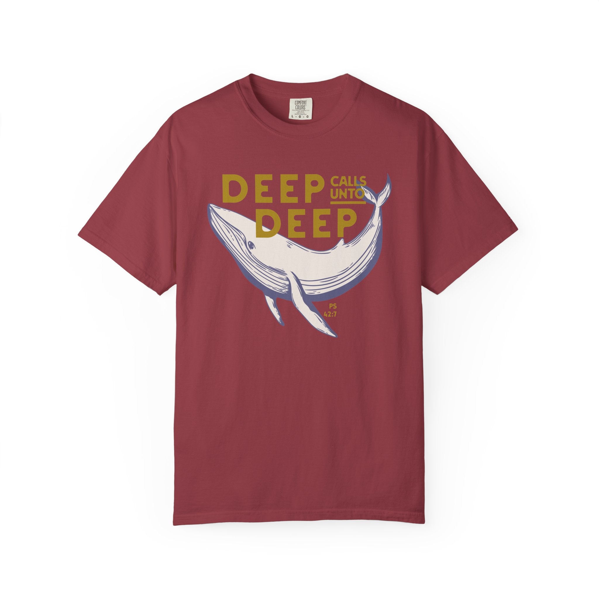 Deep Calls Unto Deep - Whale T-Shirt