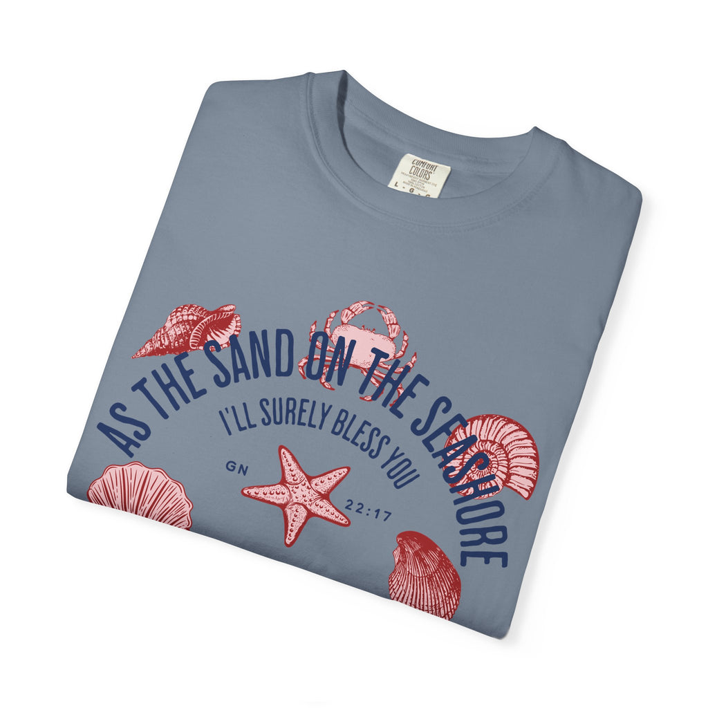 As the Sand on the Seashore - Sea Shells Graphic Tee