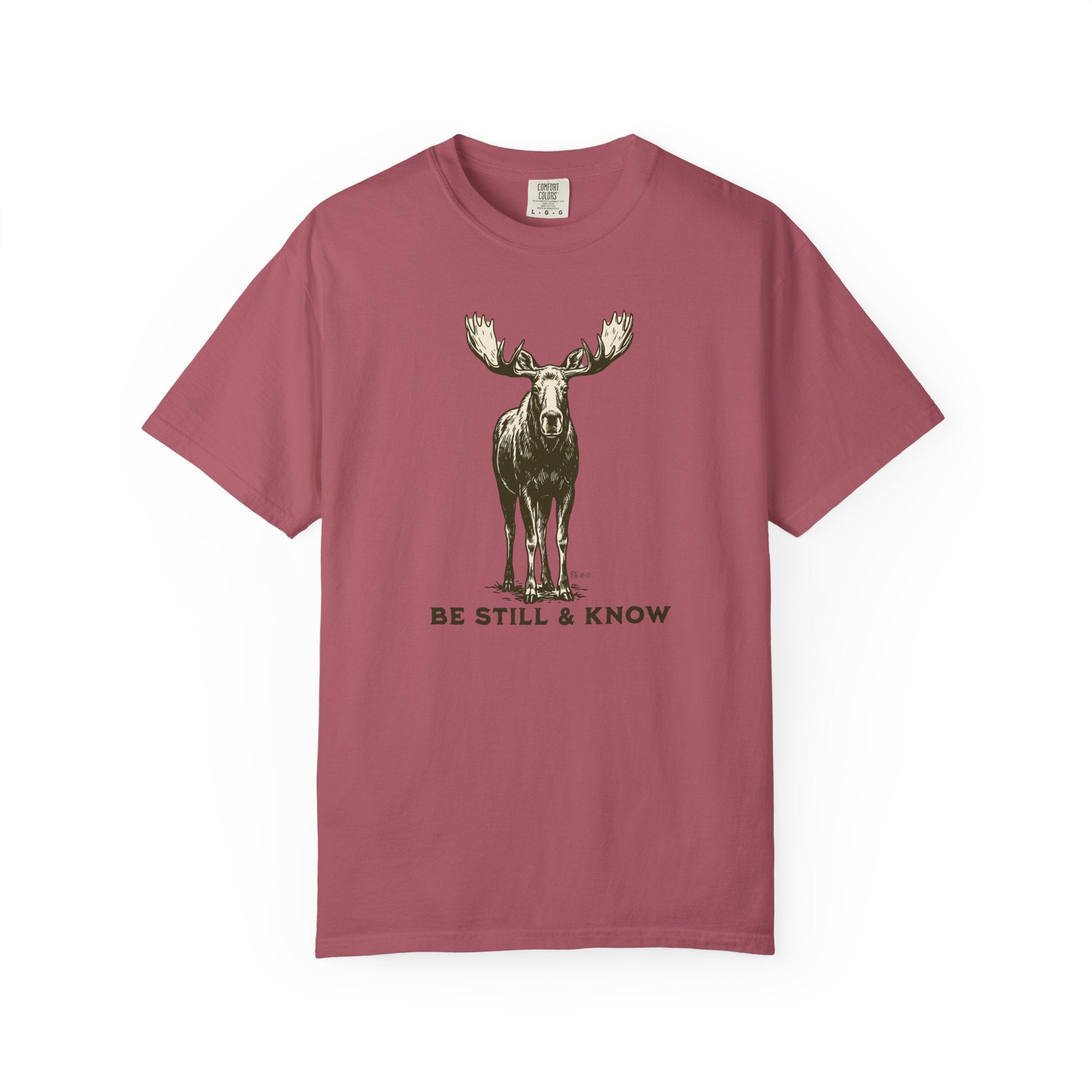 Be Still & Know Moose Graphic T-Shirt