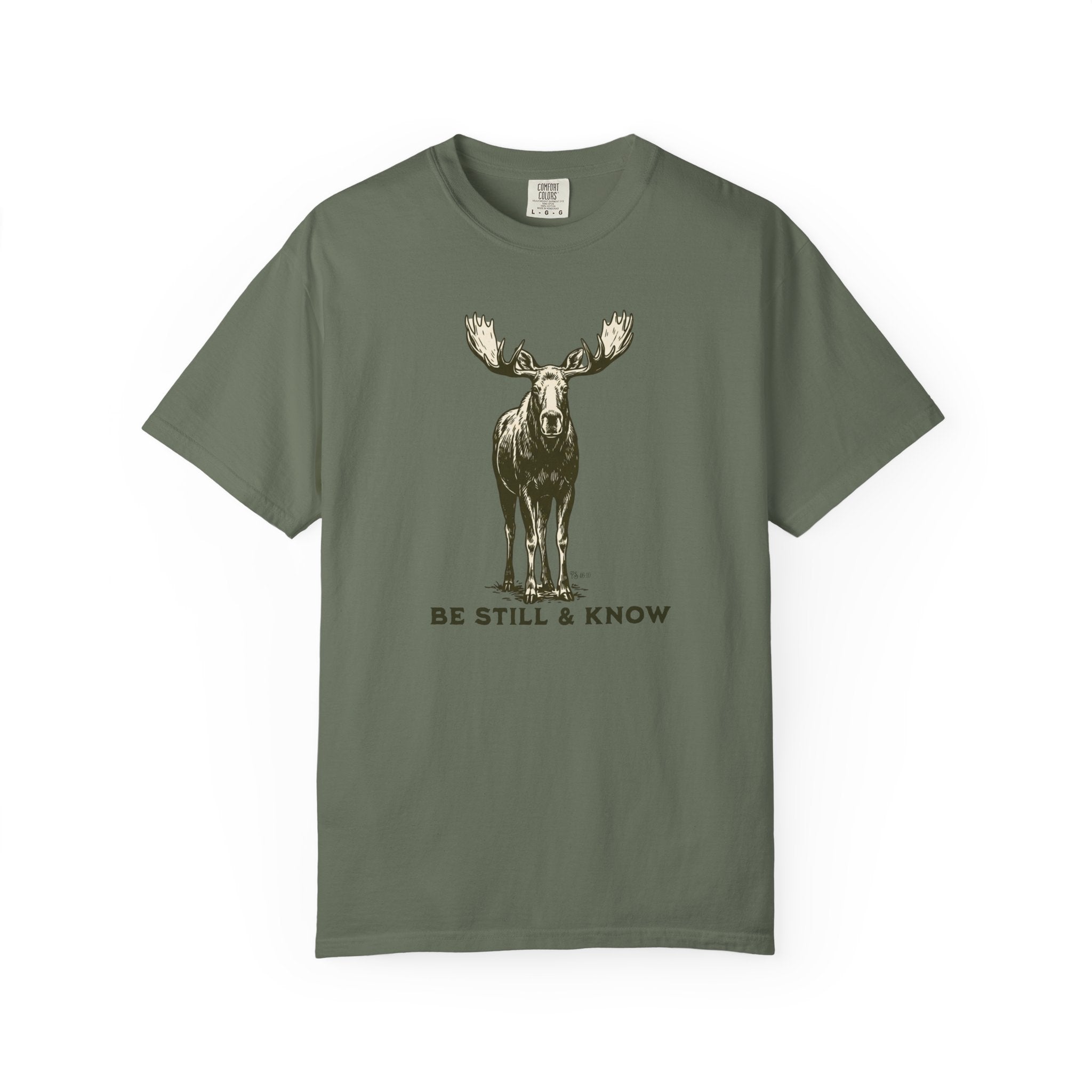 Be Still & Know Moose Graphic T-Shirt