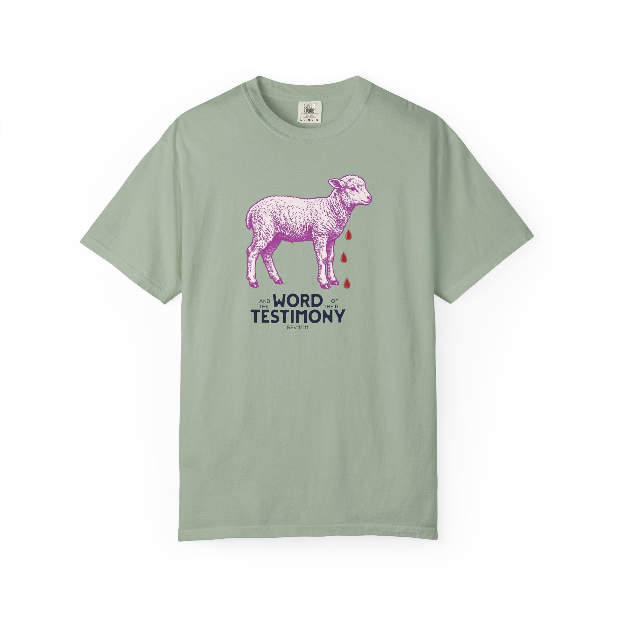 Lamb of God with Word of their Testimony - Lamb T-Shirt