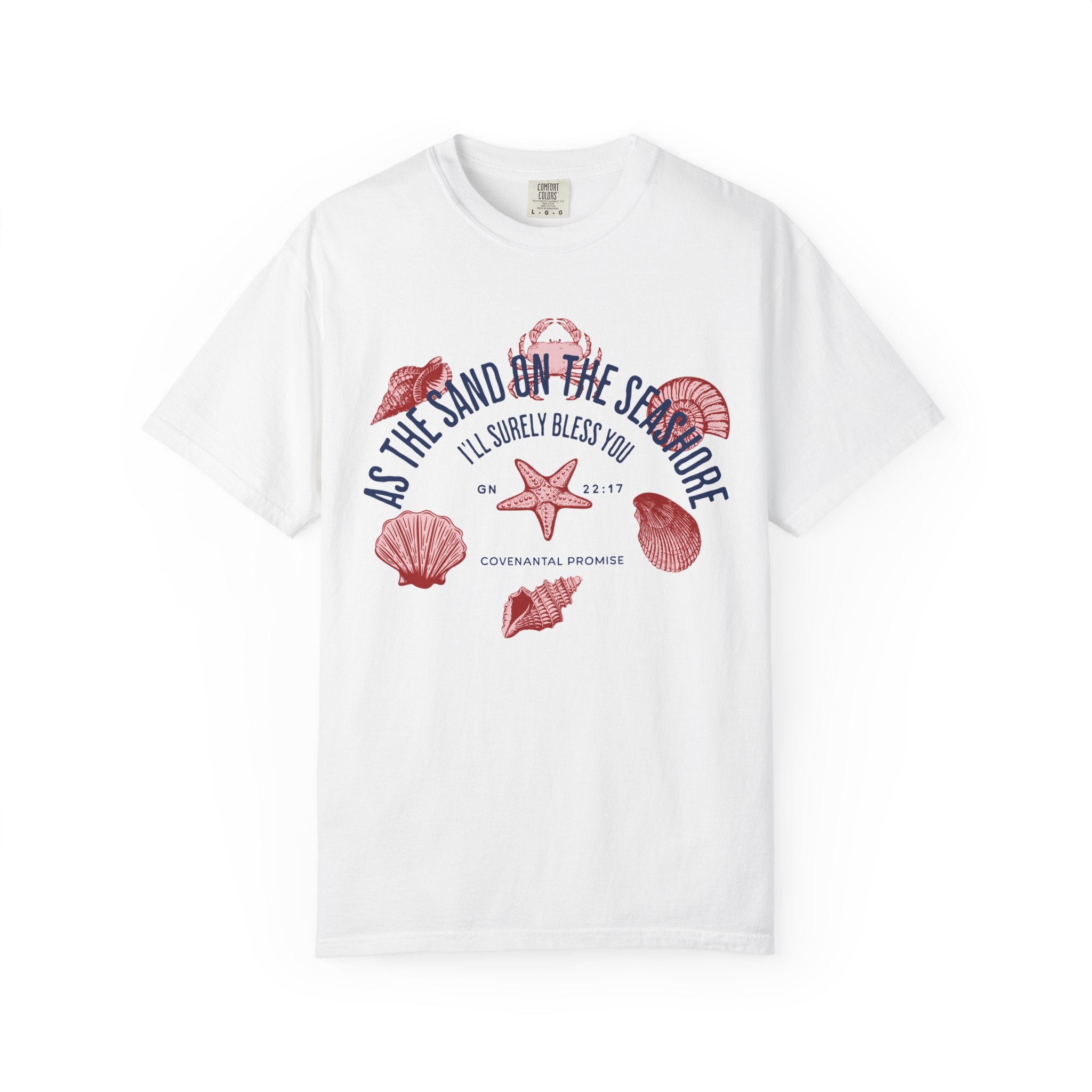 As the Sand on the Seashore - Sea Shells Graphic Tee