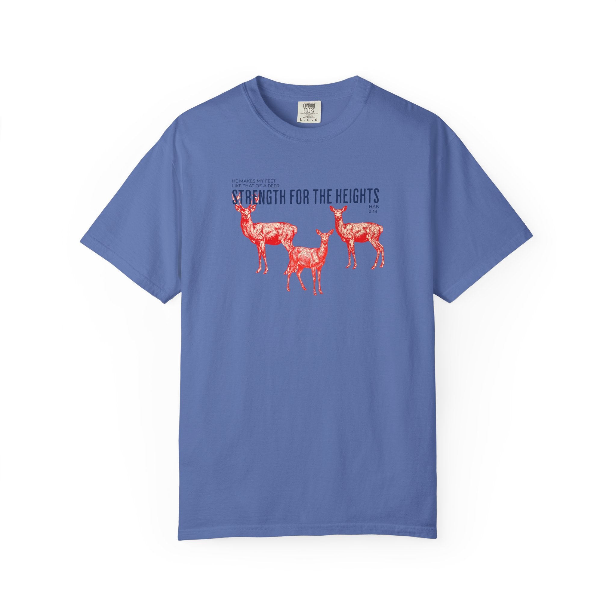 Strength for the Heights - Deer Graphic T-Shirt