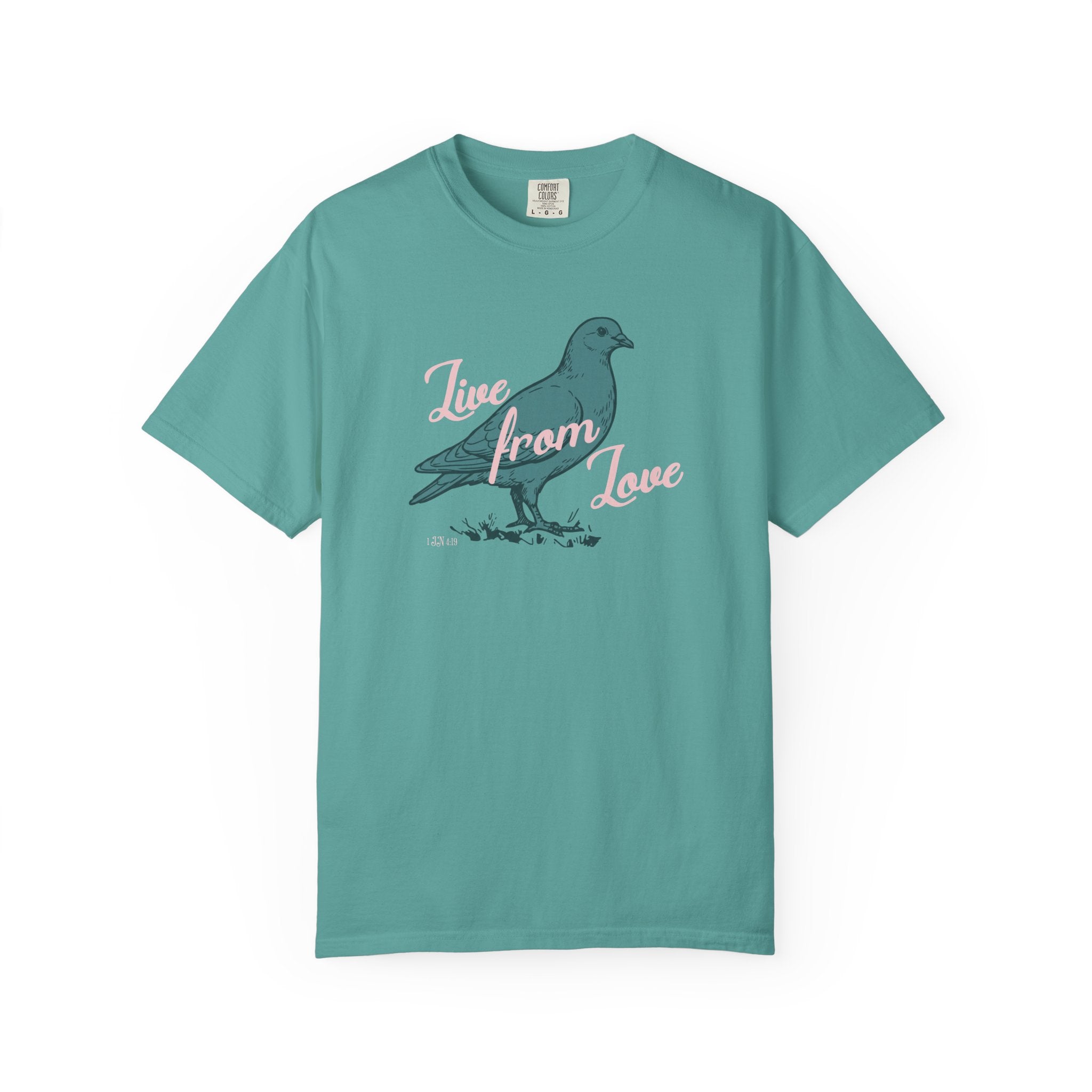 Live From Love - Dove Graphic Tee (Blue)