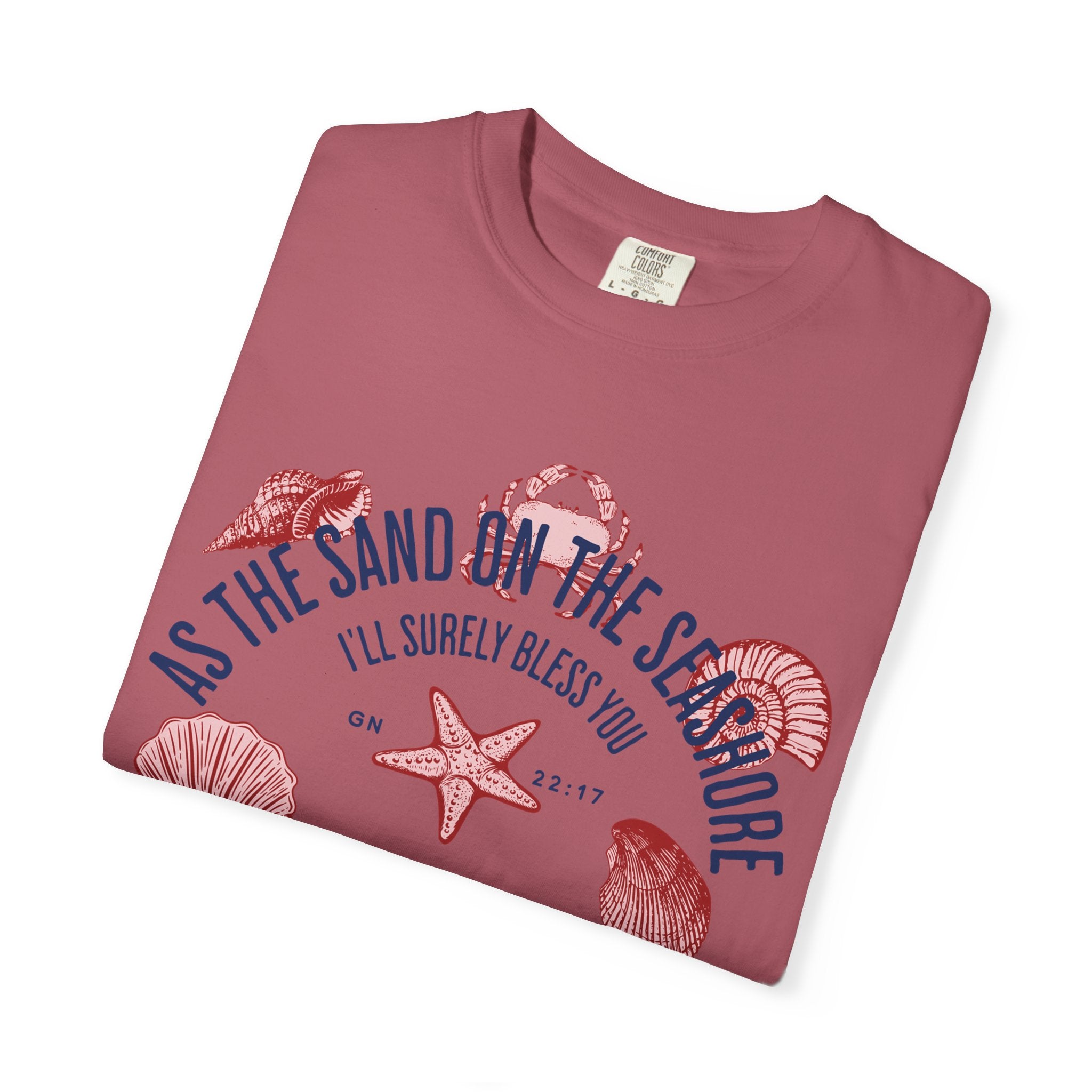 As the Sand on the Seashore - Sea Shells Graphic Tee
