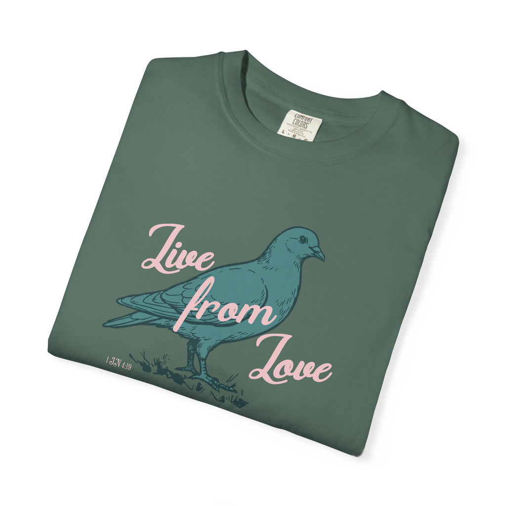Live From Love - Dove Graphic Tee (Blue)