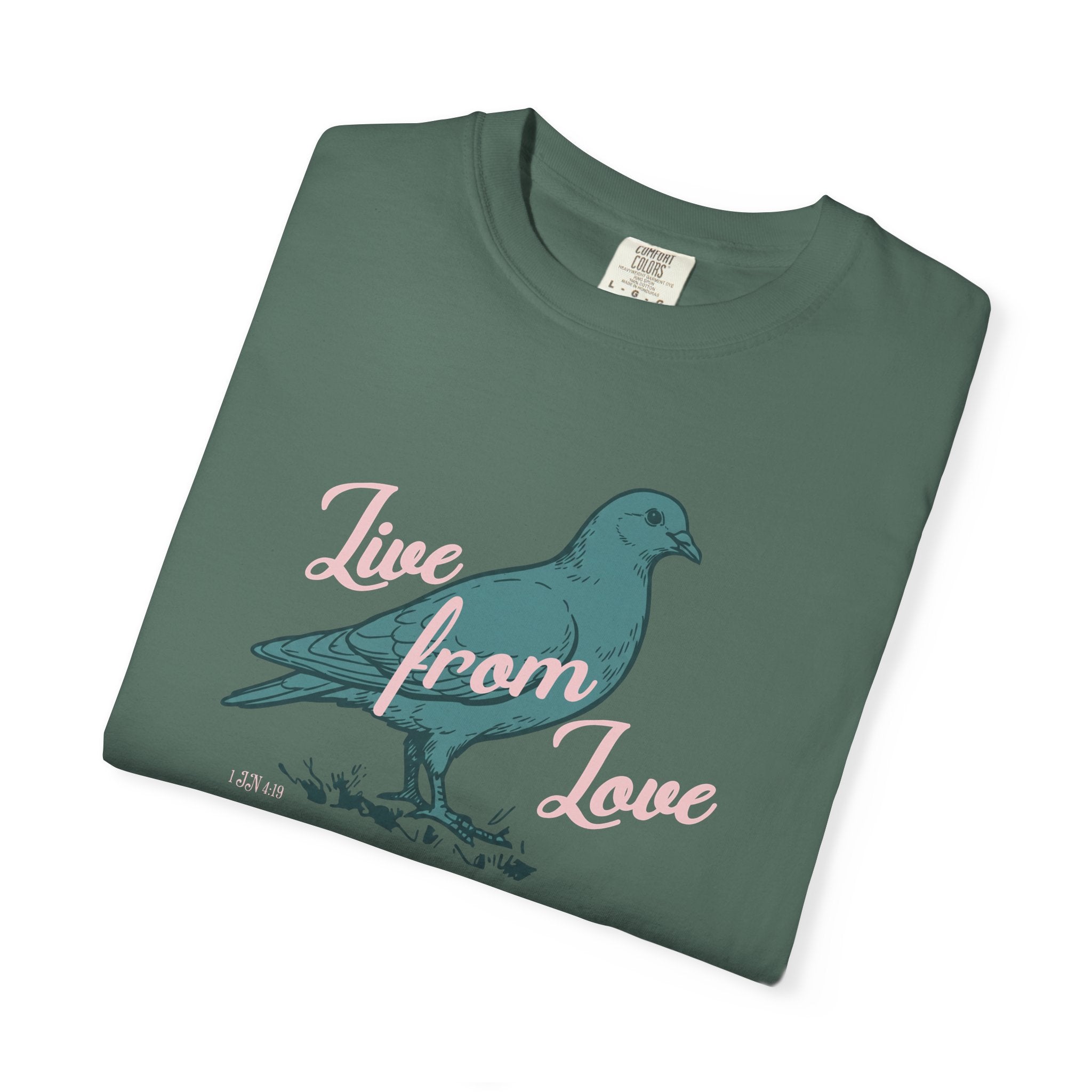 Live From Love - Dove Graphic Tee (Blue)