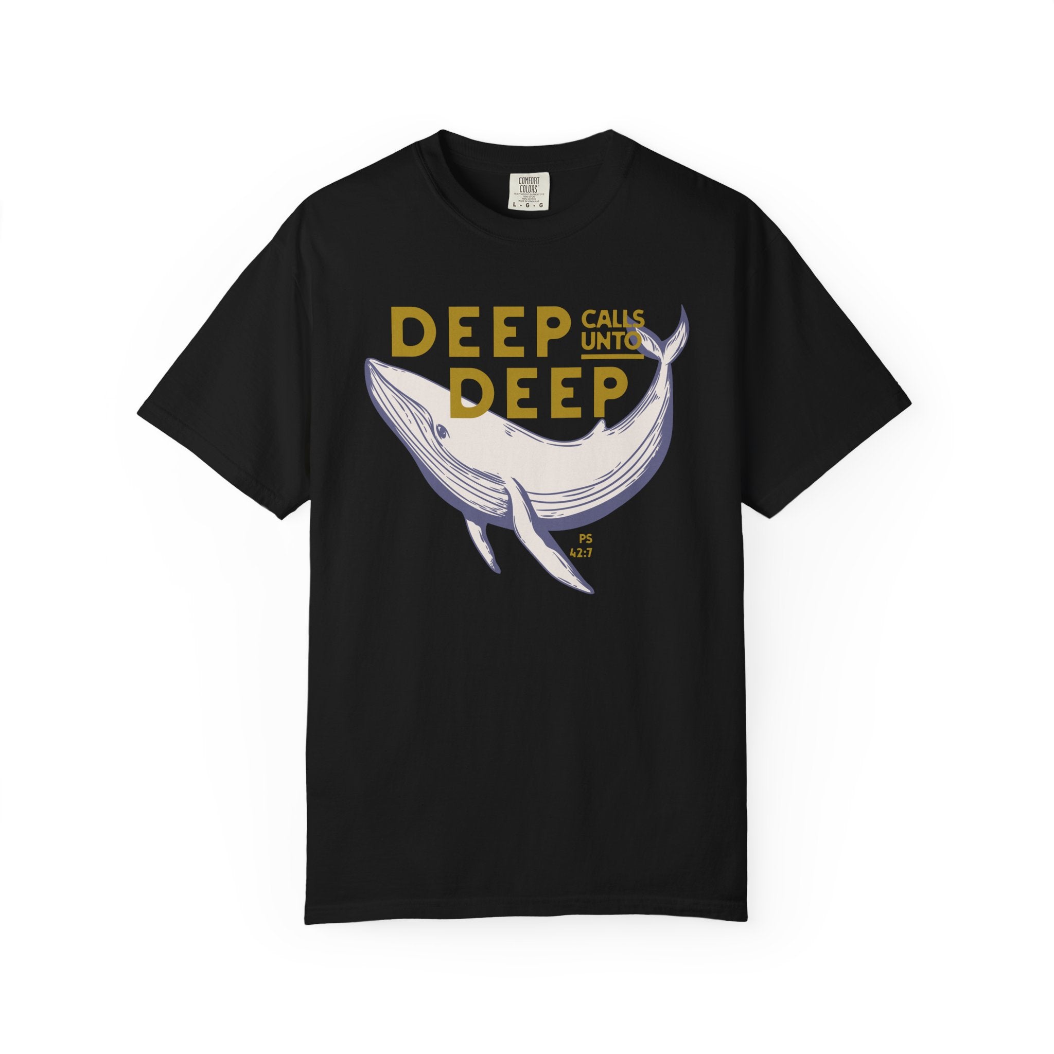 Deep Calls Unto Deep - Whale T-Shirt