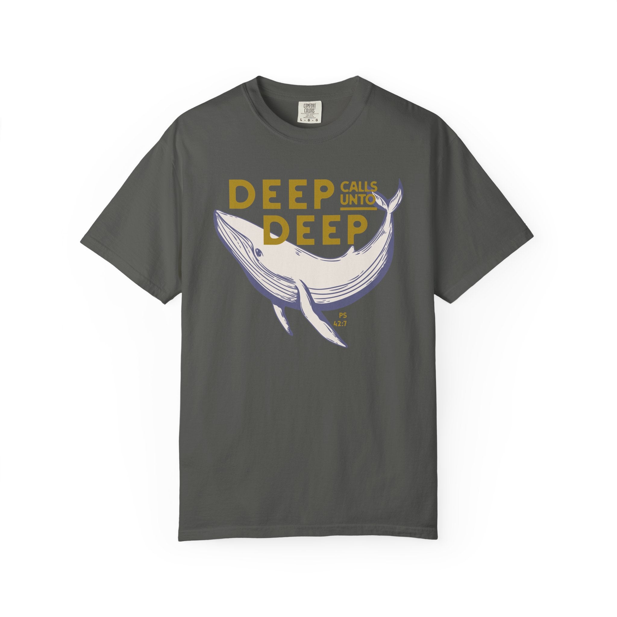 Deep Calls Unto Deep - Whale T-Shirt