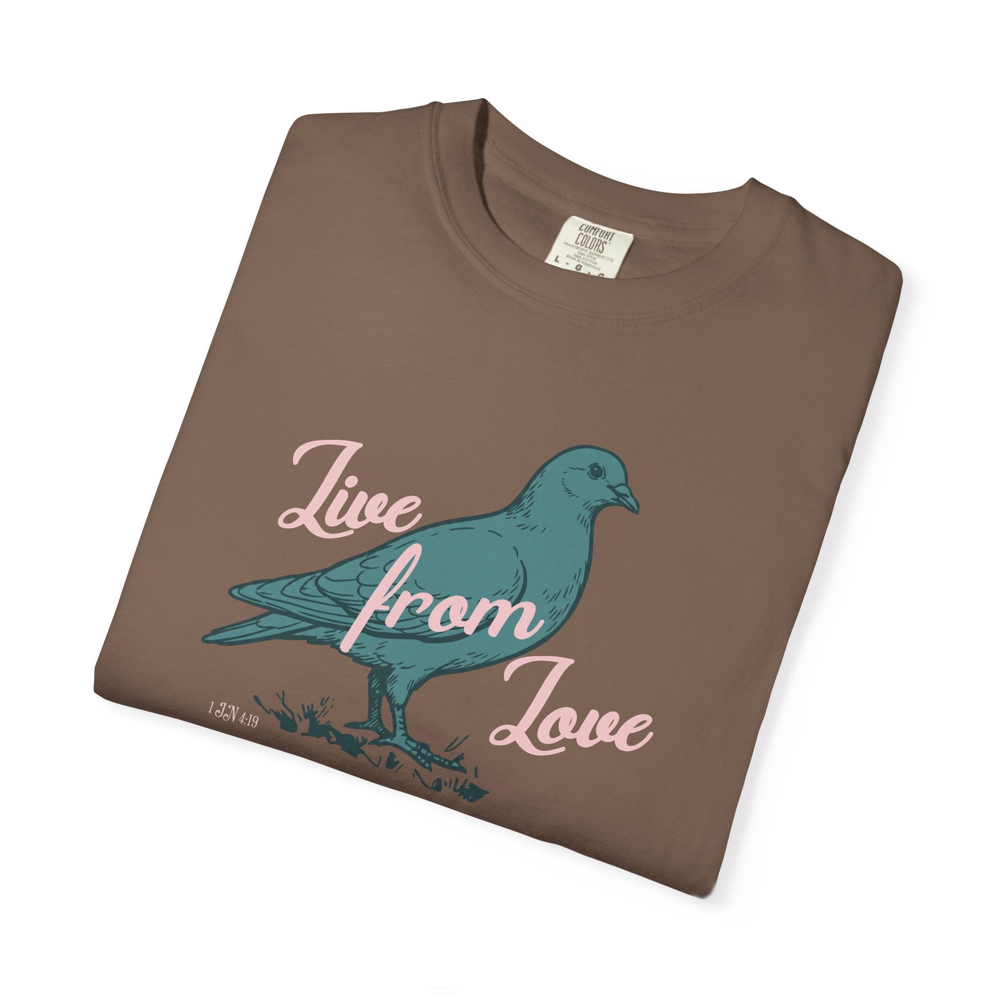 Live From Love - Dove Graphic Tee (Blue)