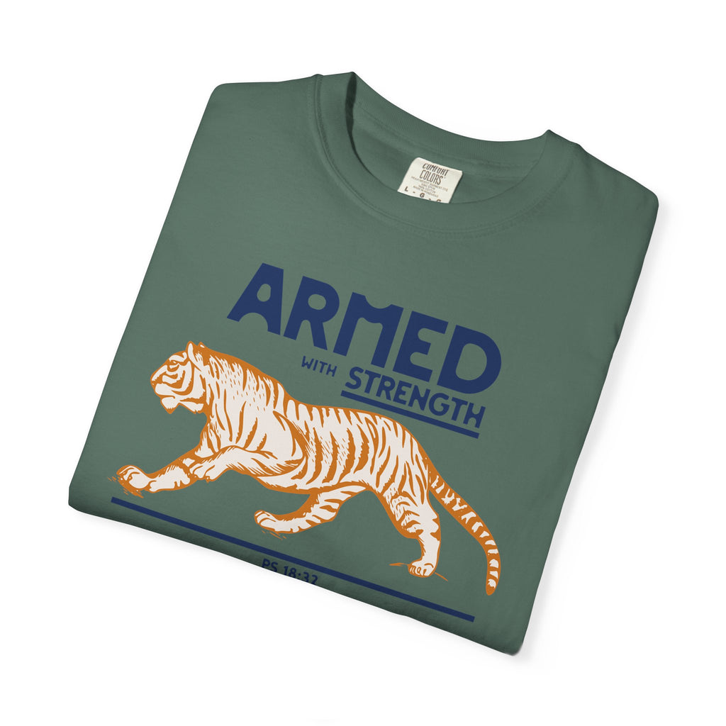 Armed with Strength - Tiger T-Shirt