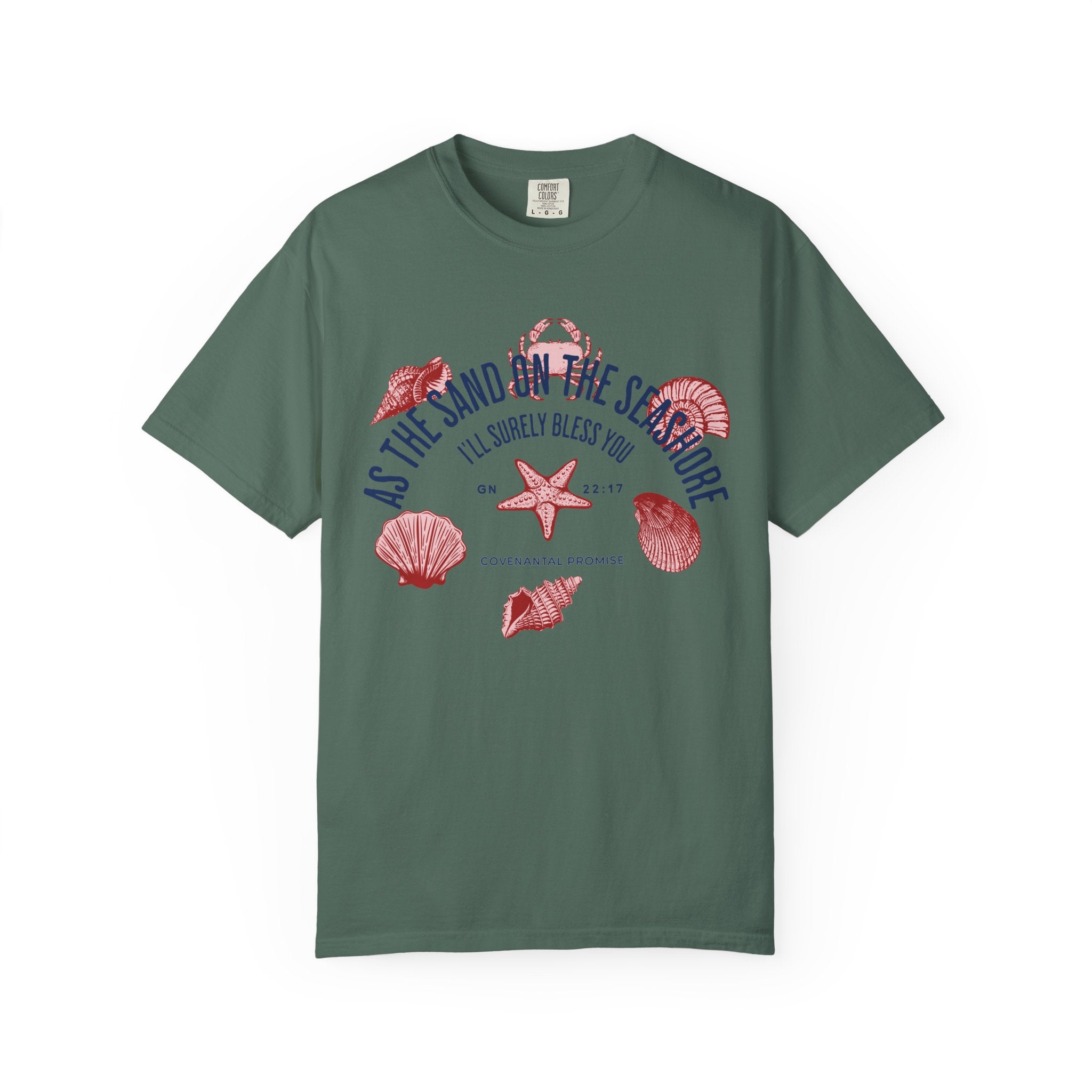 As the Sand on the Seashore - Sea Shells Graphic Tee