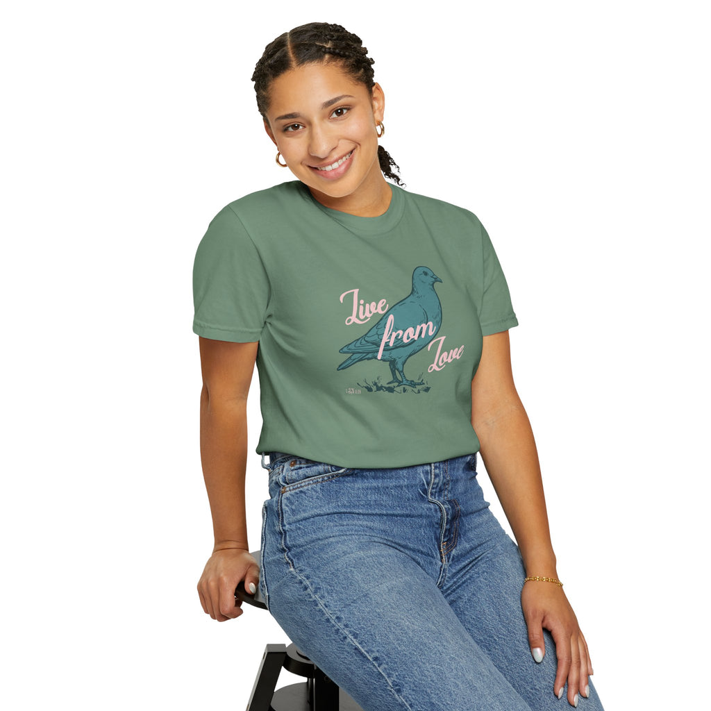 Live From Love - Dove Graphic Tee (Blue)