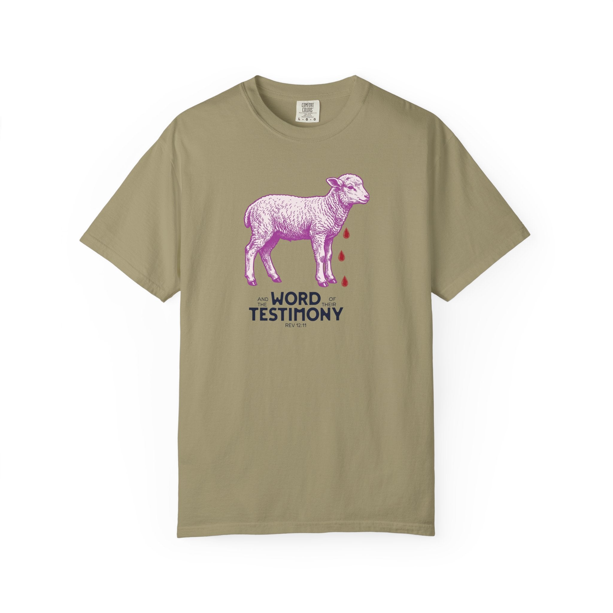 Lamb of God with Word of their Testimony - Lamb T-Shirt