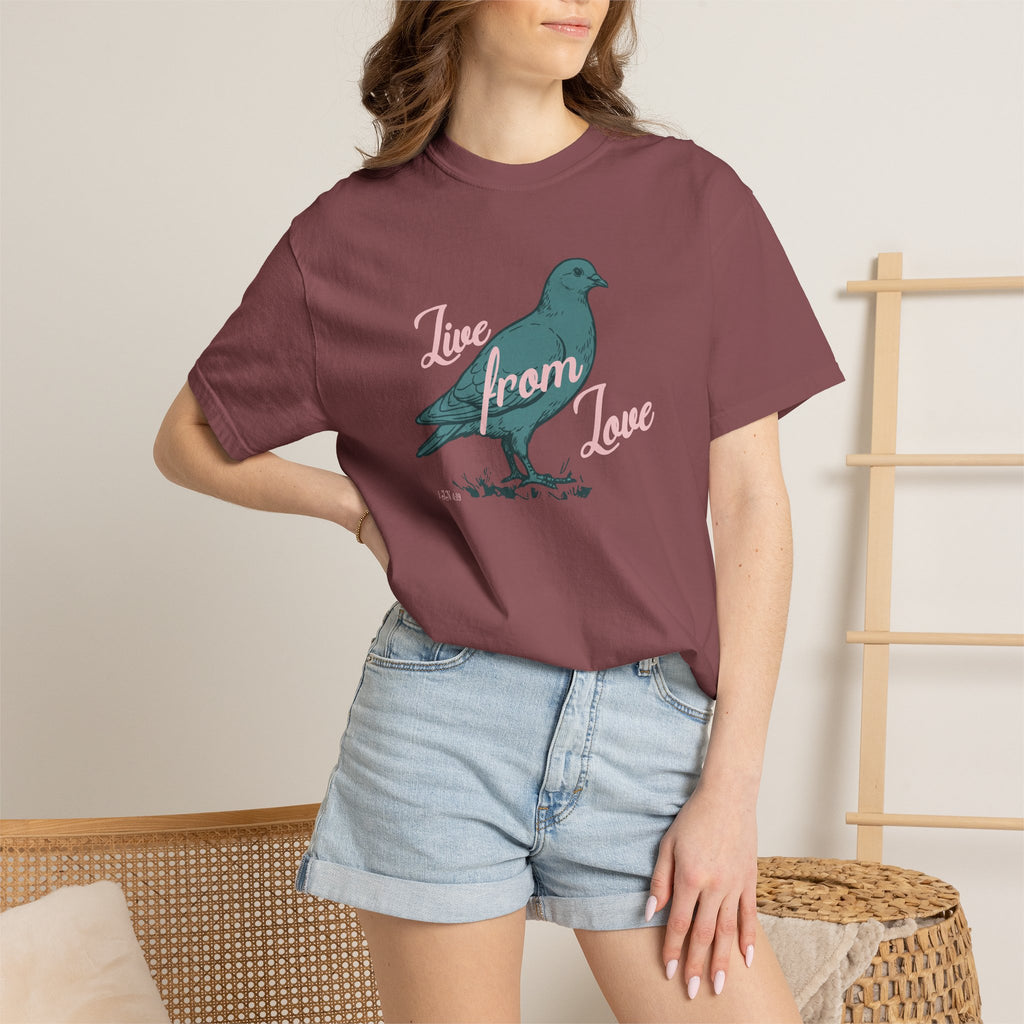 Live From Love - Dove Graphic Tee (Blue)