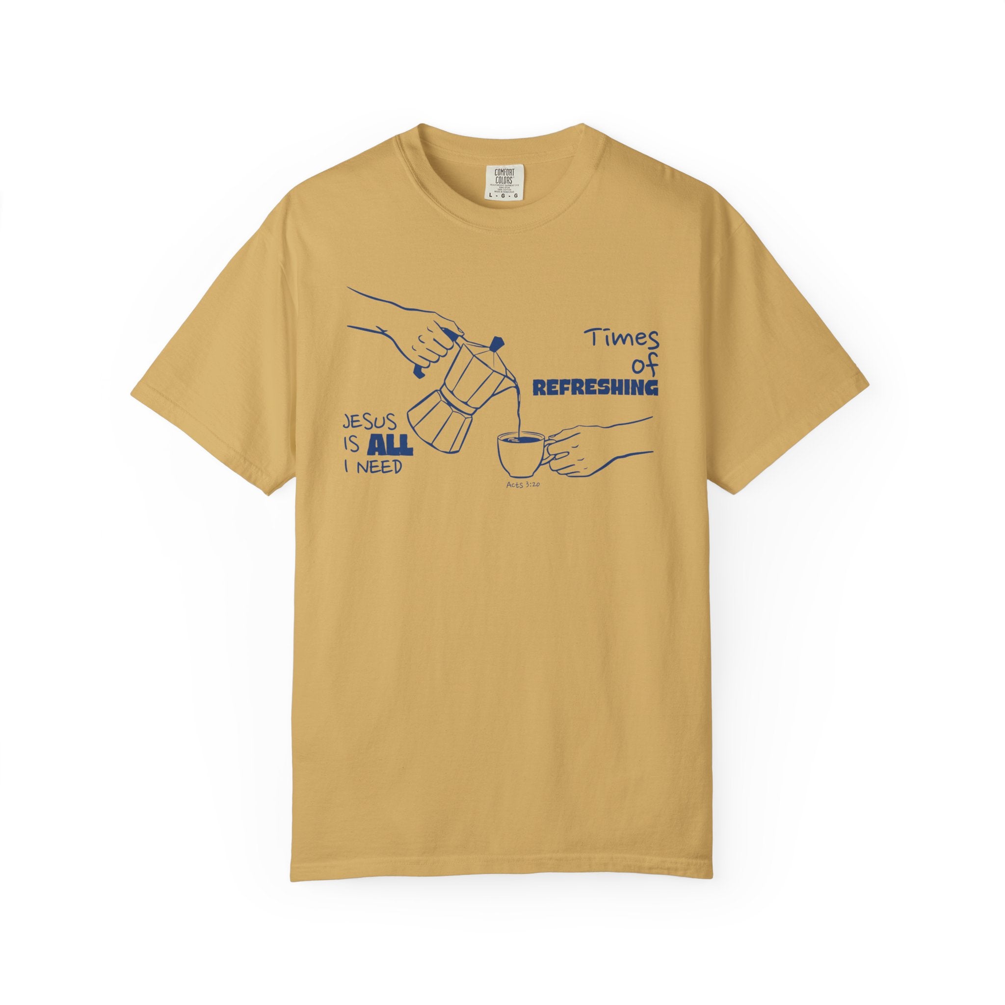 Times of Refreshing Coffee Graphic T-Shirt