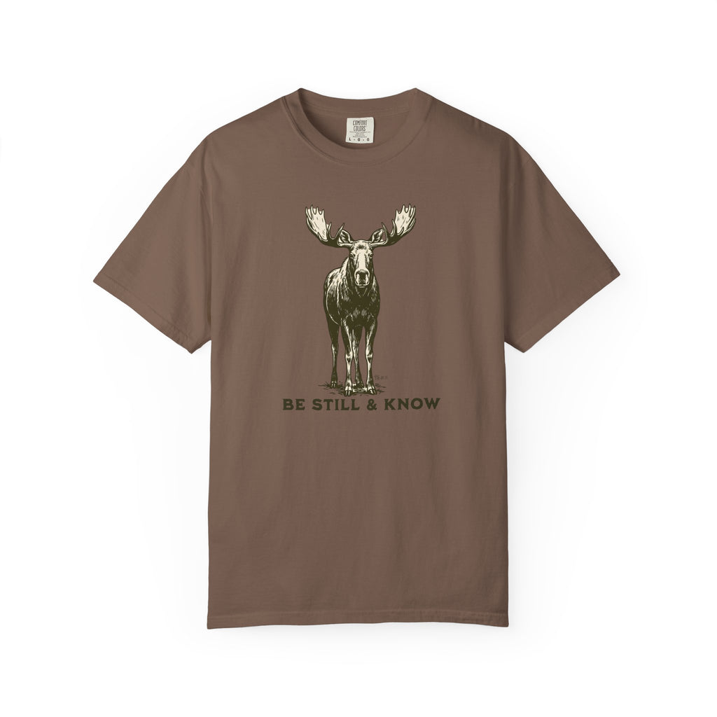 Be Still & Know Moose Graphic T-Shirt