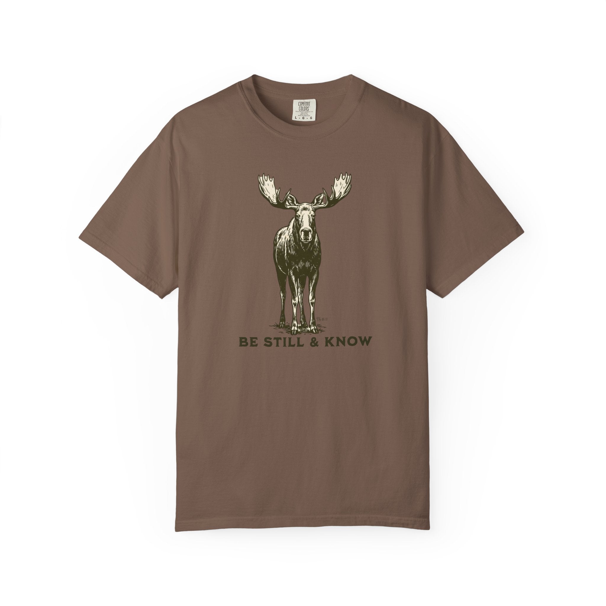 Be Still & Know Moose Graphic T-Shirt
