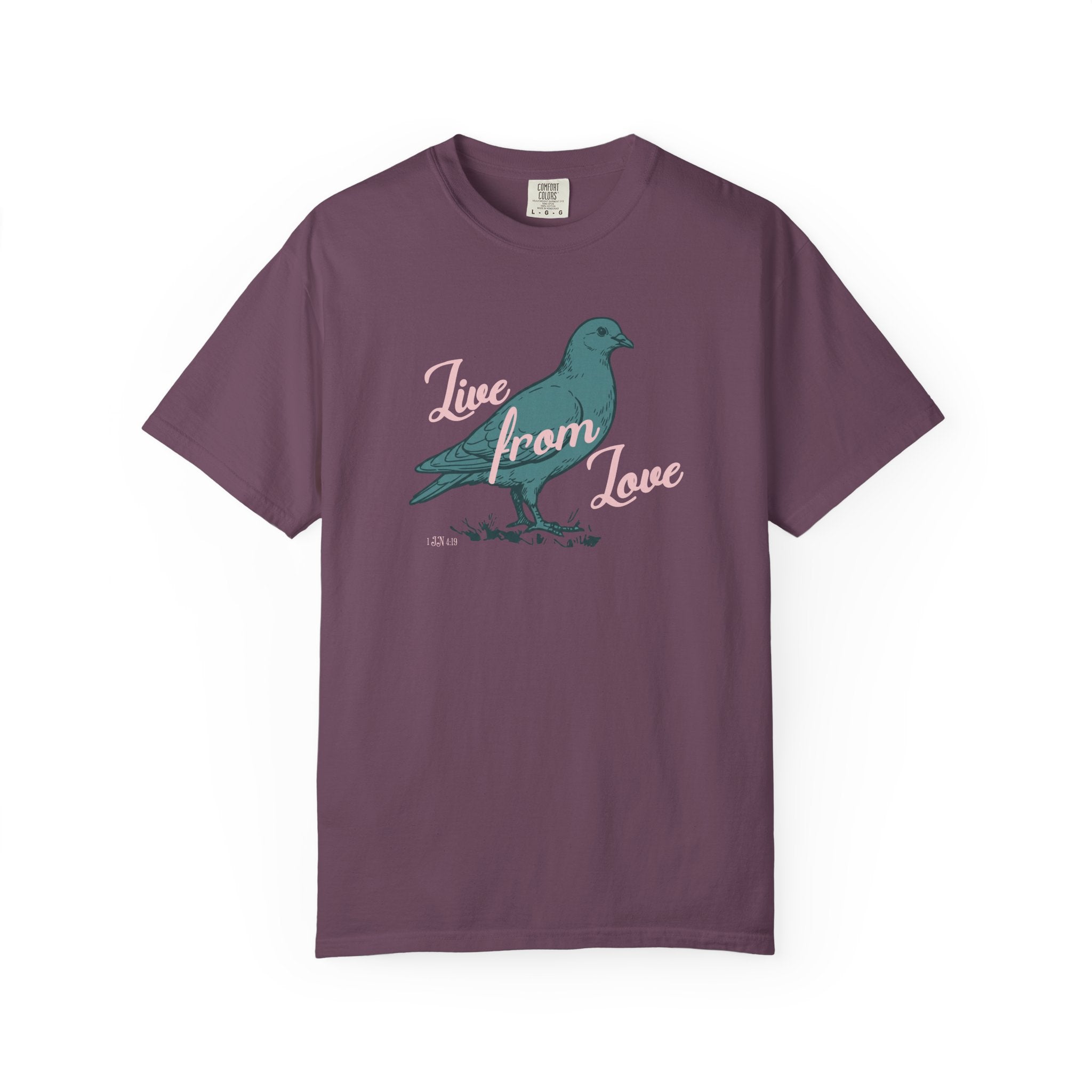 Live From Love - Dove Graphic Tee (Blue)