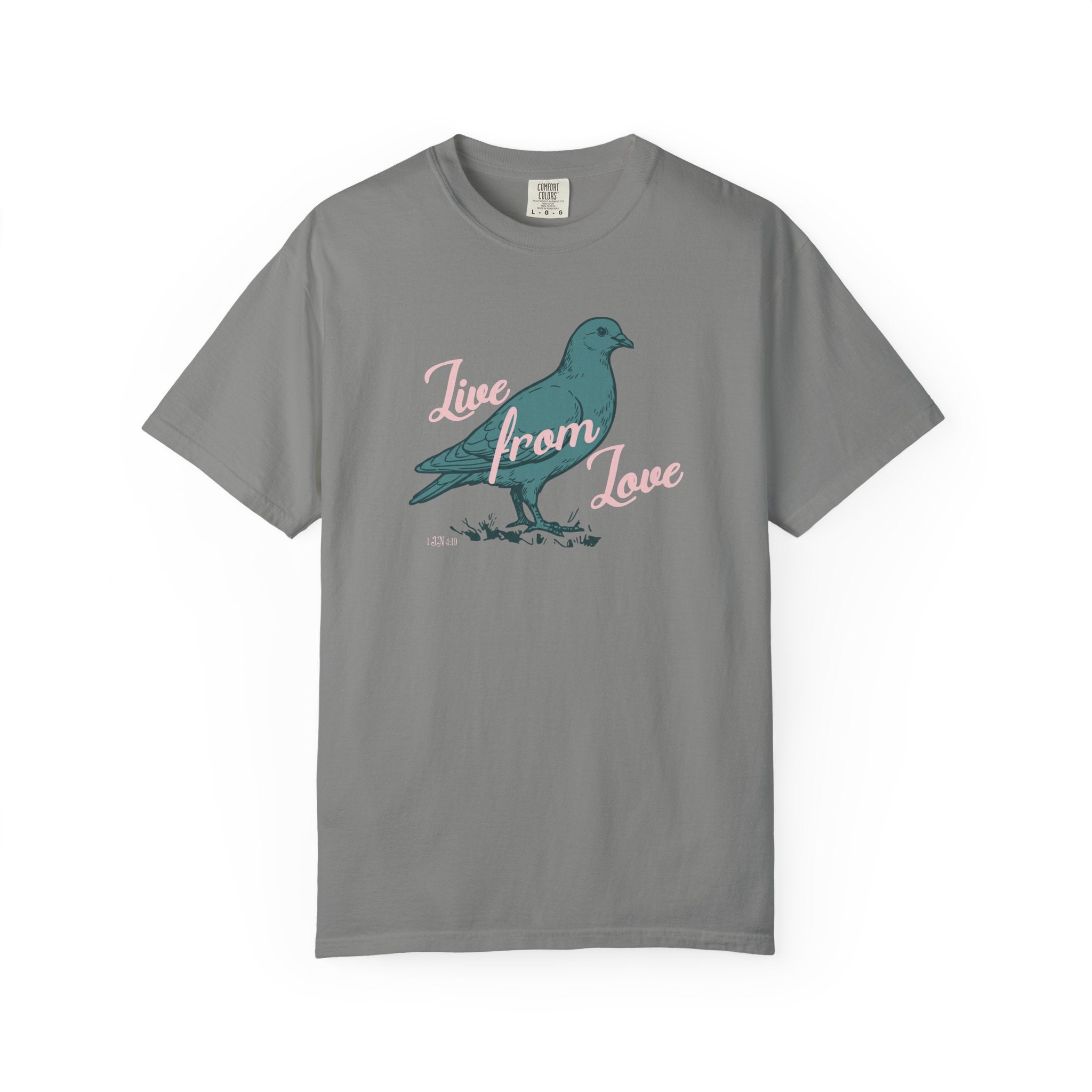 Live From Love - Dove Graphic Tee (Blue)