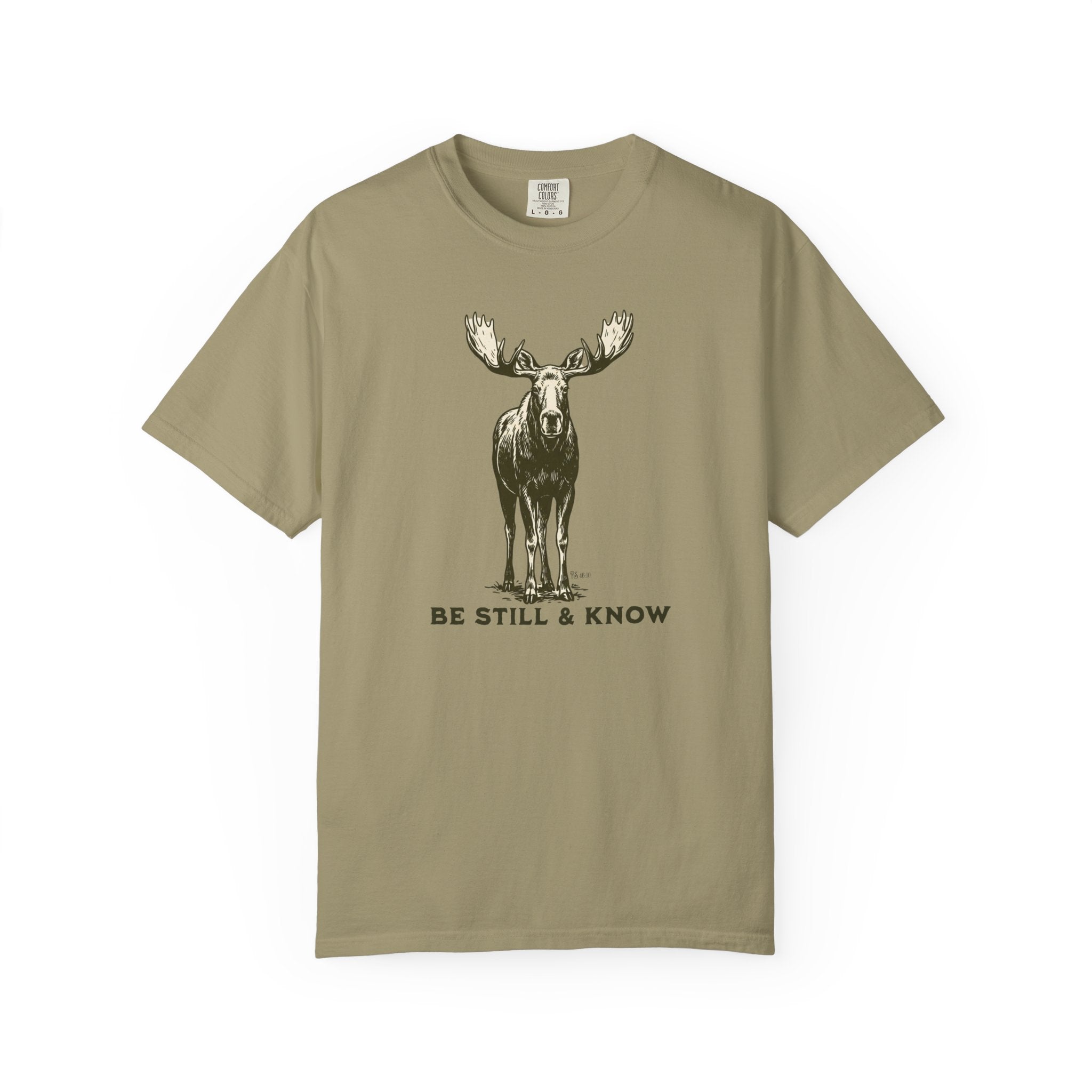 Be Still & Know Moose Graphic T-Shirt