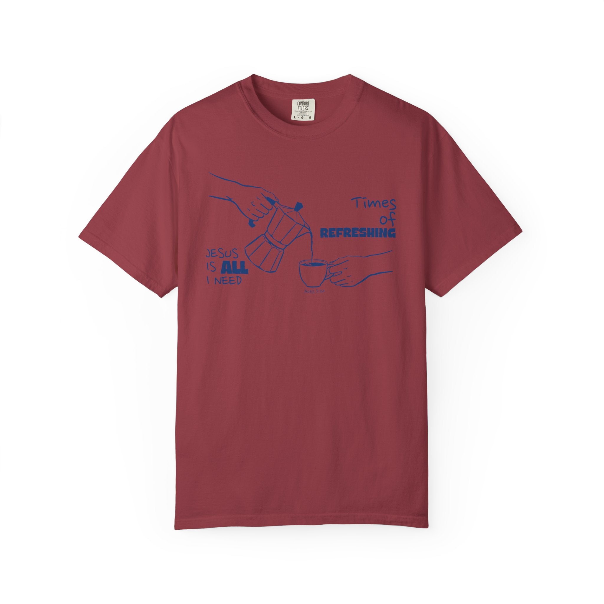Times of Refreshing Coffee Graphic T-Shirt