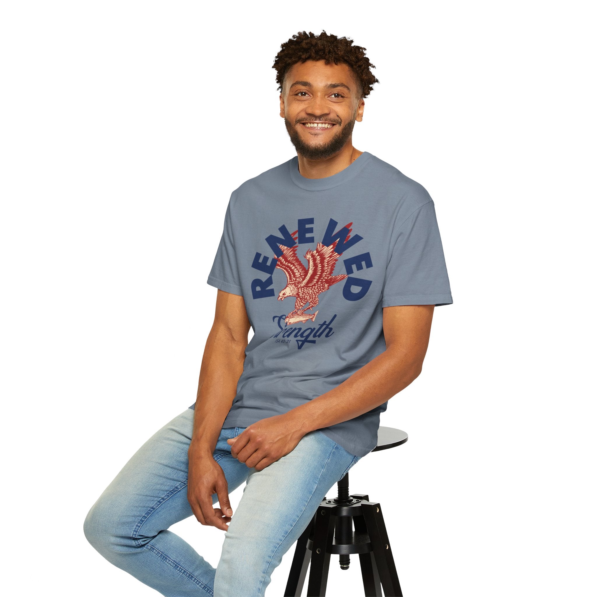 Renewed Strength - Eagle Graphic T-Shirt