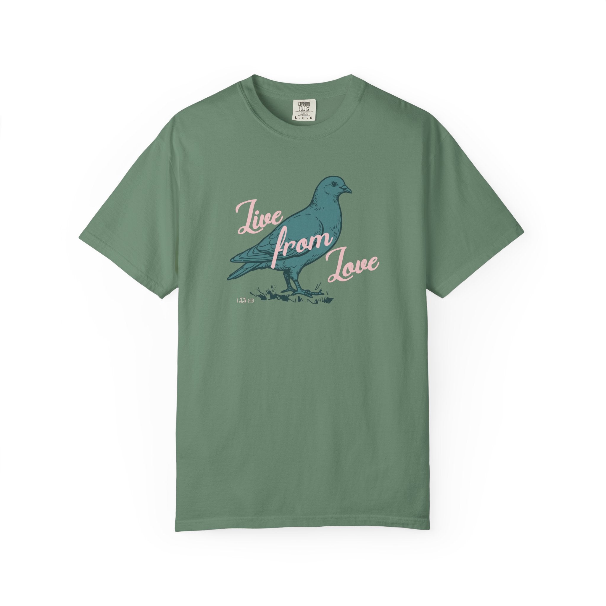 Live From Love - Dove Graphic Tee (Blue)