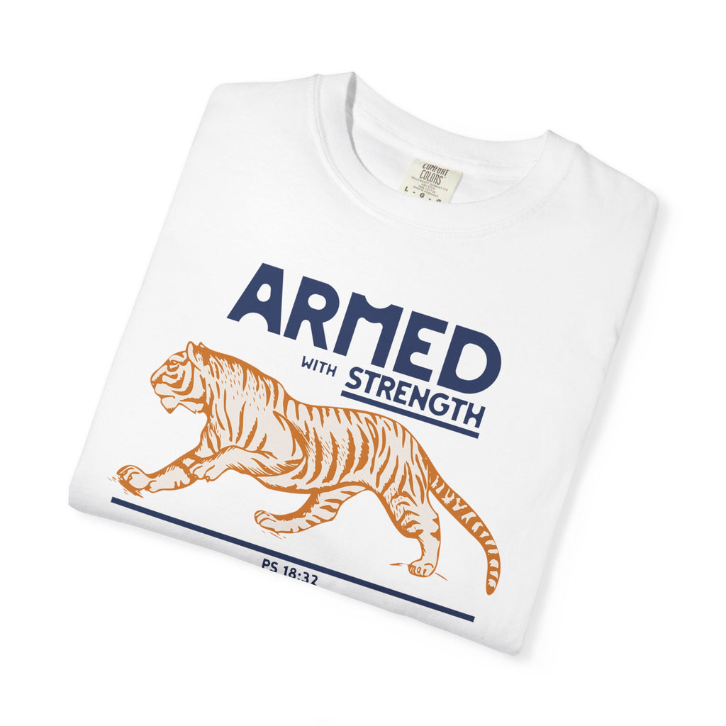 Armed with Strength - Tiger T-Shirt