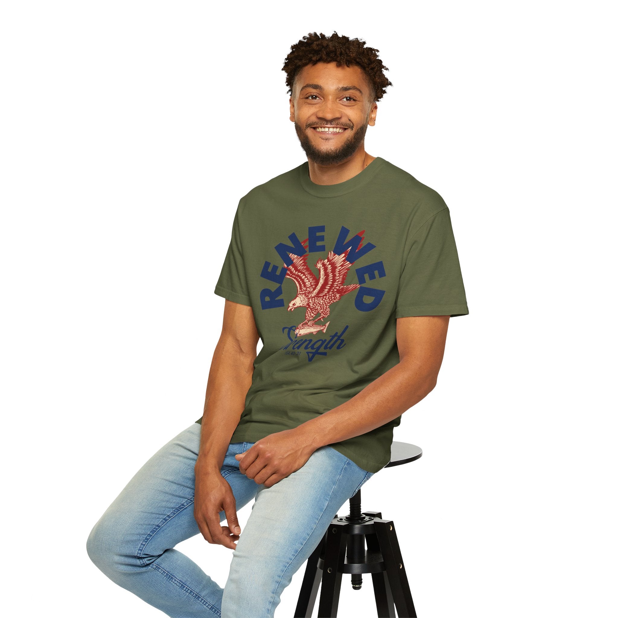 Renewed Strength - Eagle Graphic T-Shirt