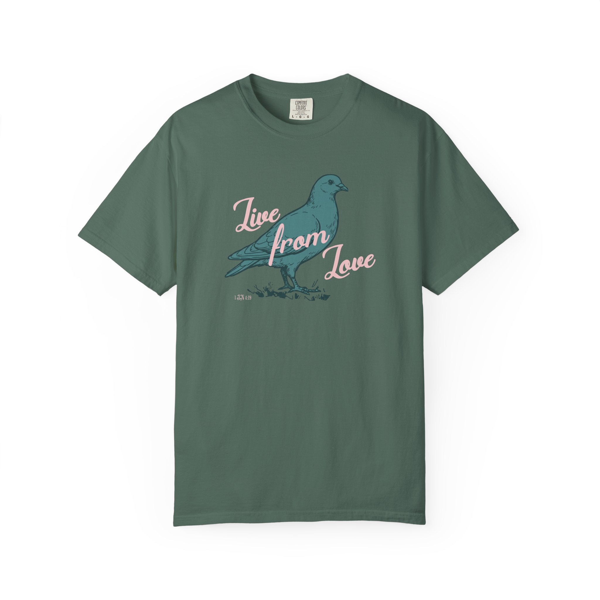 Live From Love - Dove Graphic Tee (Blue)