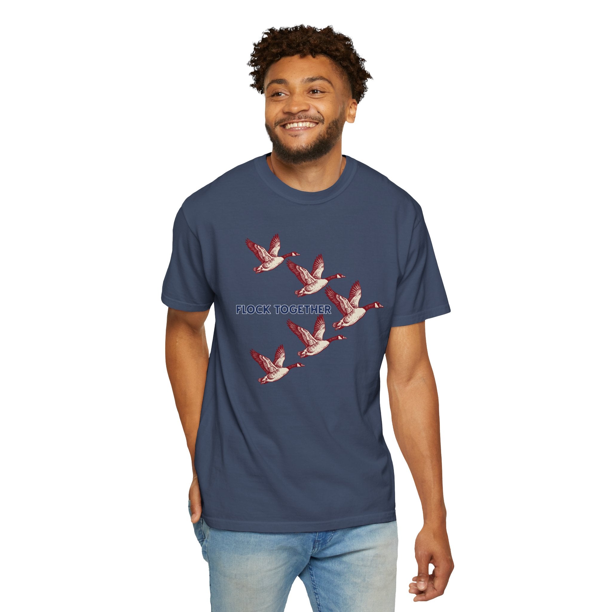 Flock Together - Geese Graphic T-Shirt