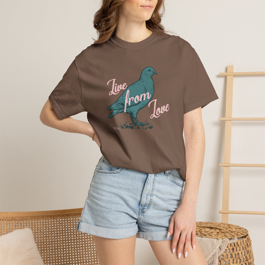 Live From Love - Dove Graphic Tee (Blue)