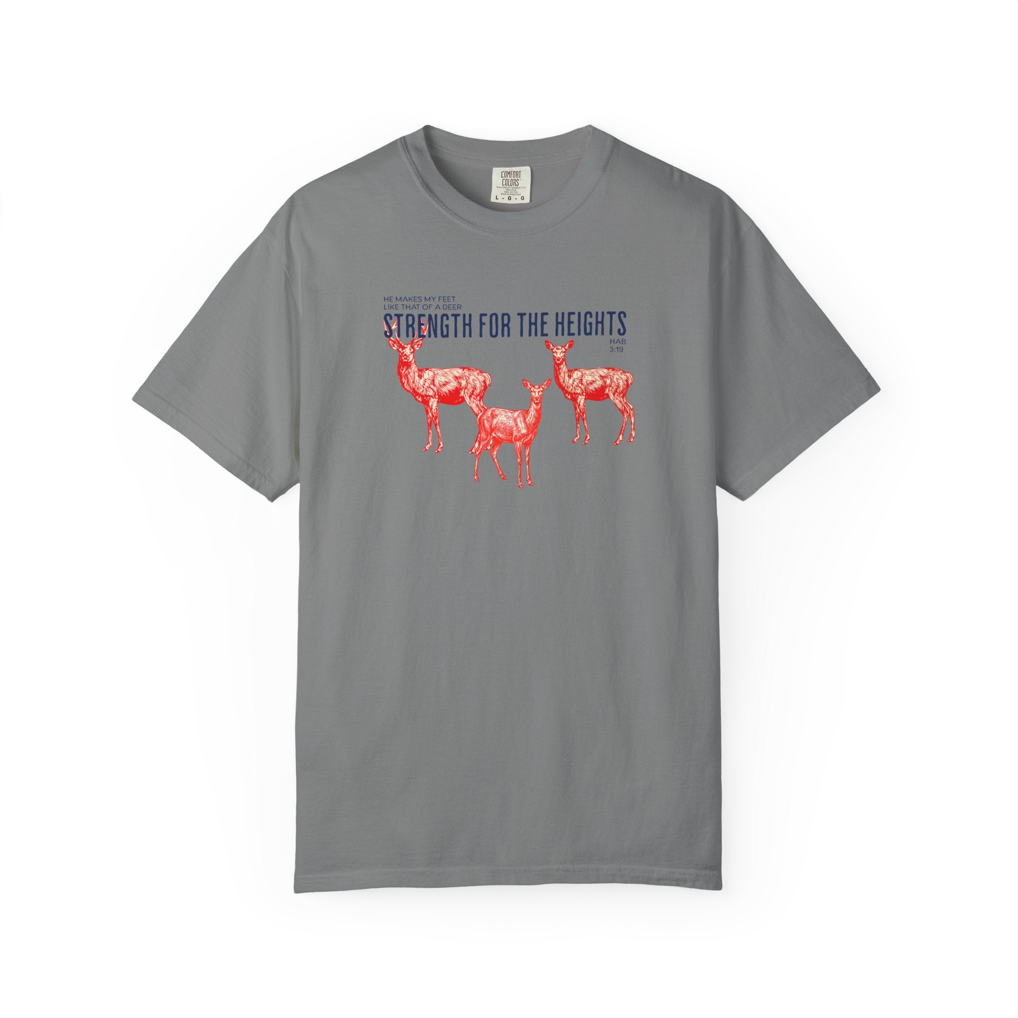 Strength for the Heights - Deer Graphic T-Shirt