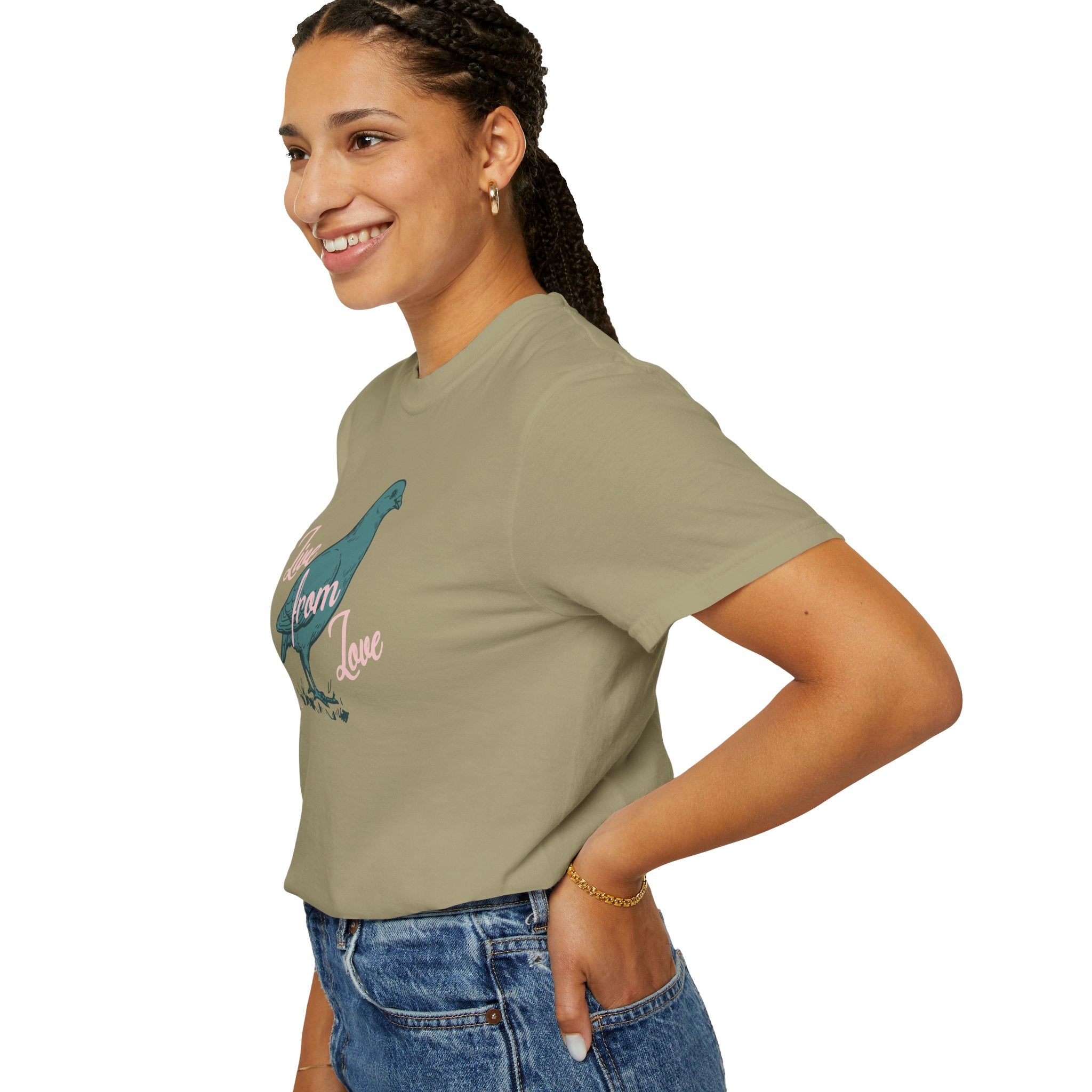 Live From Love - Dove Graphic Tee (Blue)