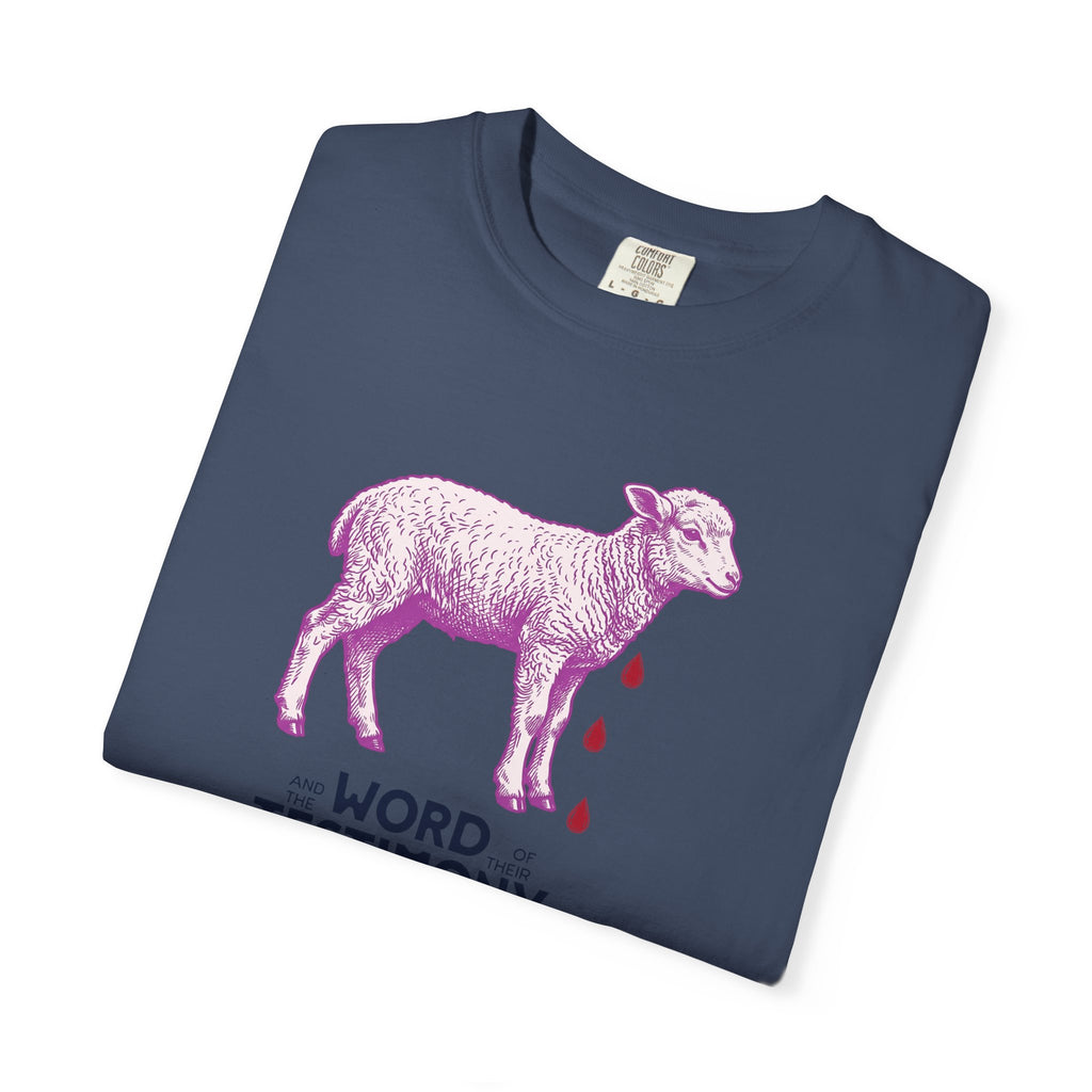 Lamb of God with Word of their Testimony - Lamb T-Shirt