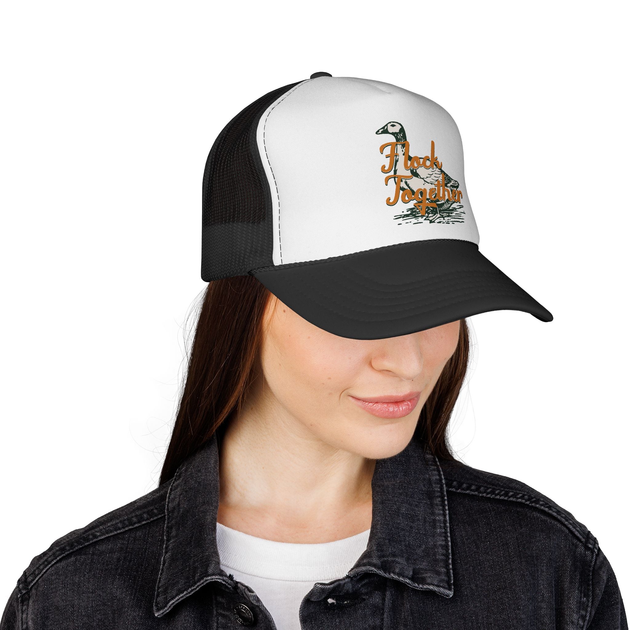 Flock Together Goose - Graphic Mesh Hat