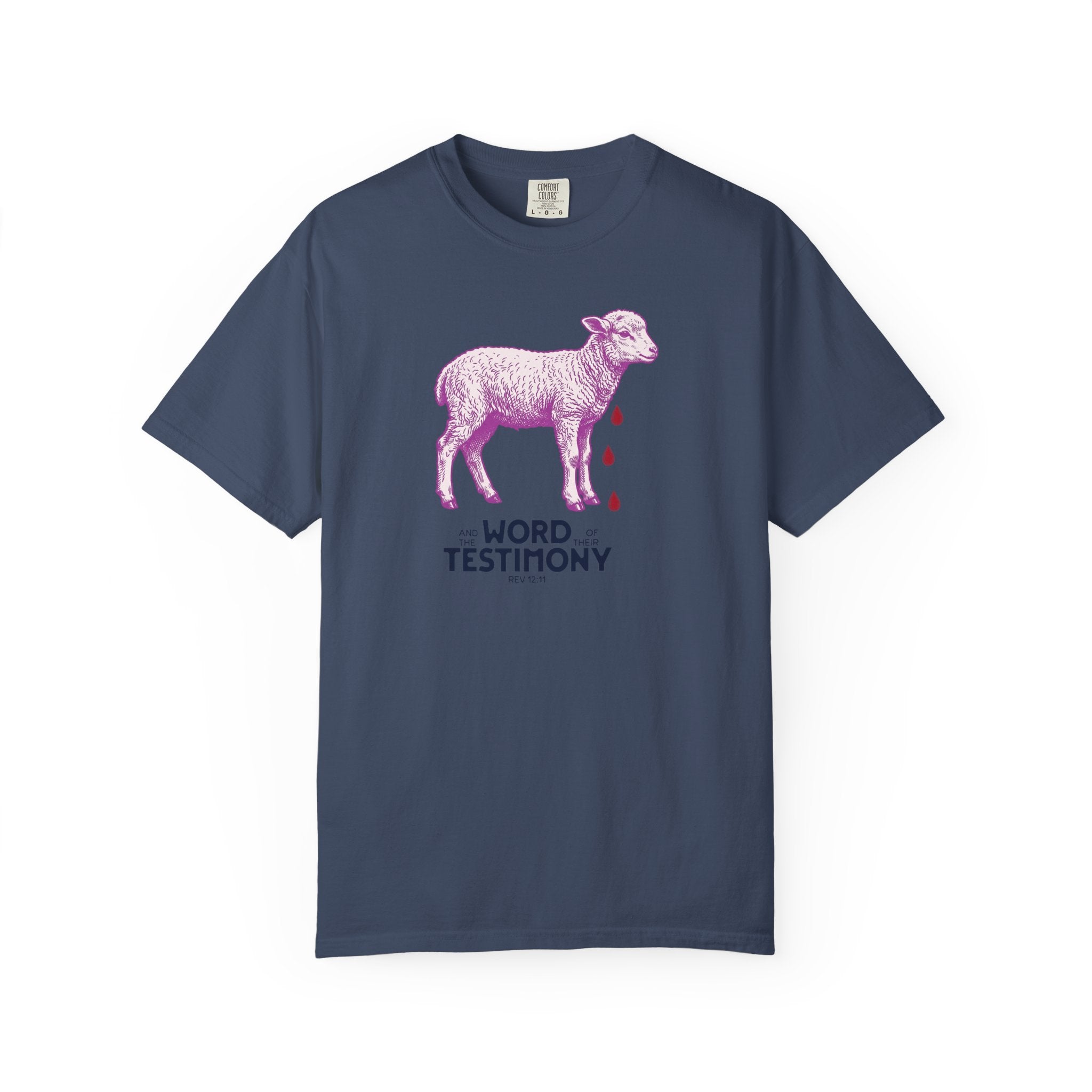 Lamb of God with Word of their Testimony - Lamb T-Shirt