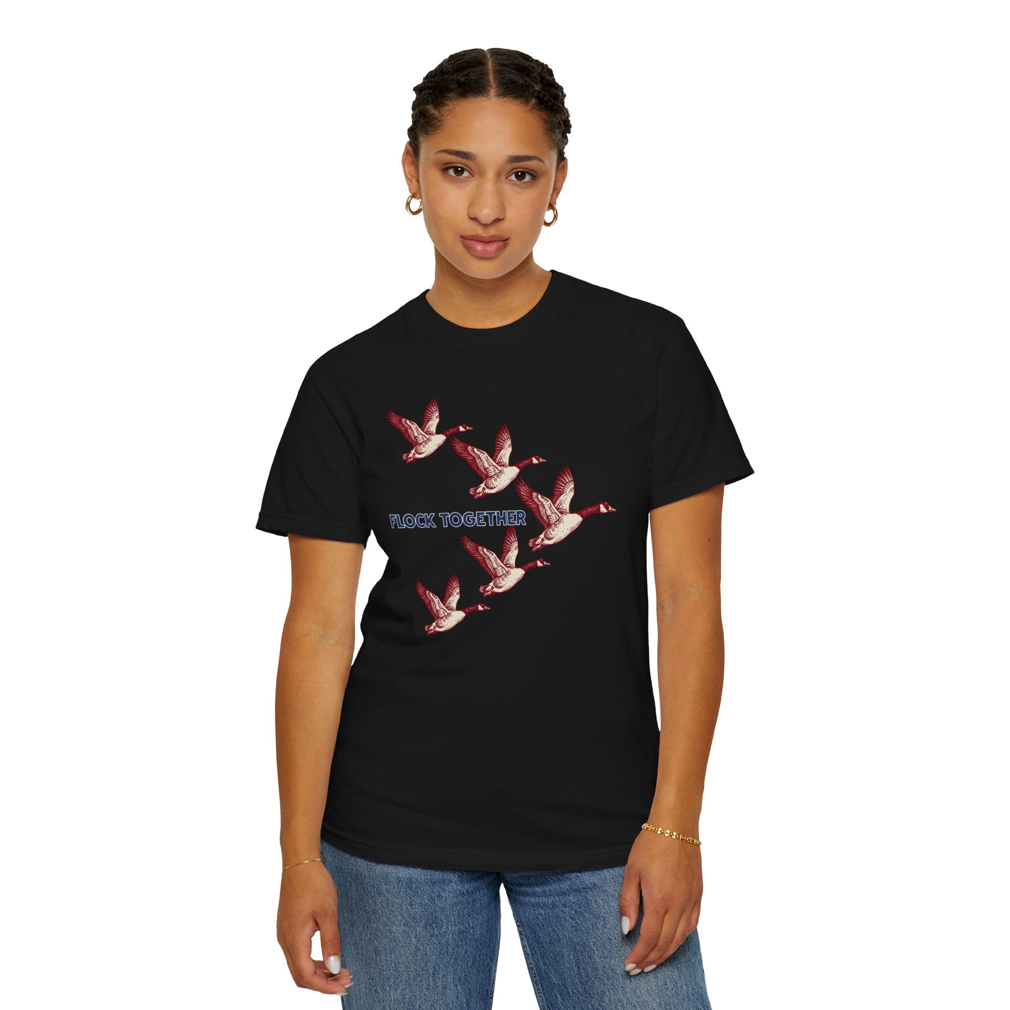 Flock Together - Geese Graphic T-Shirt